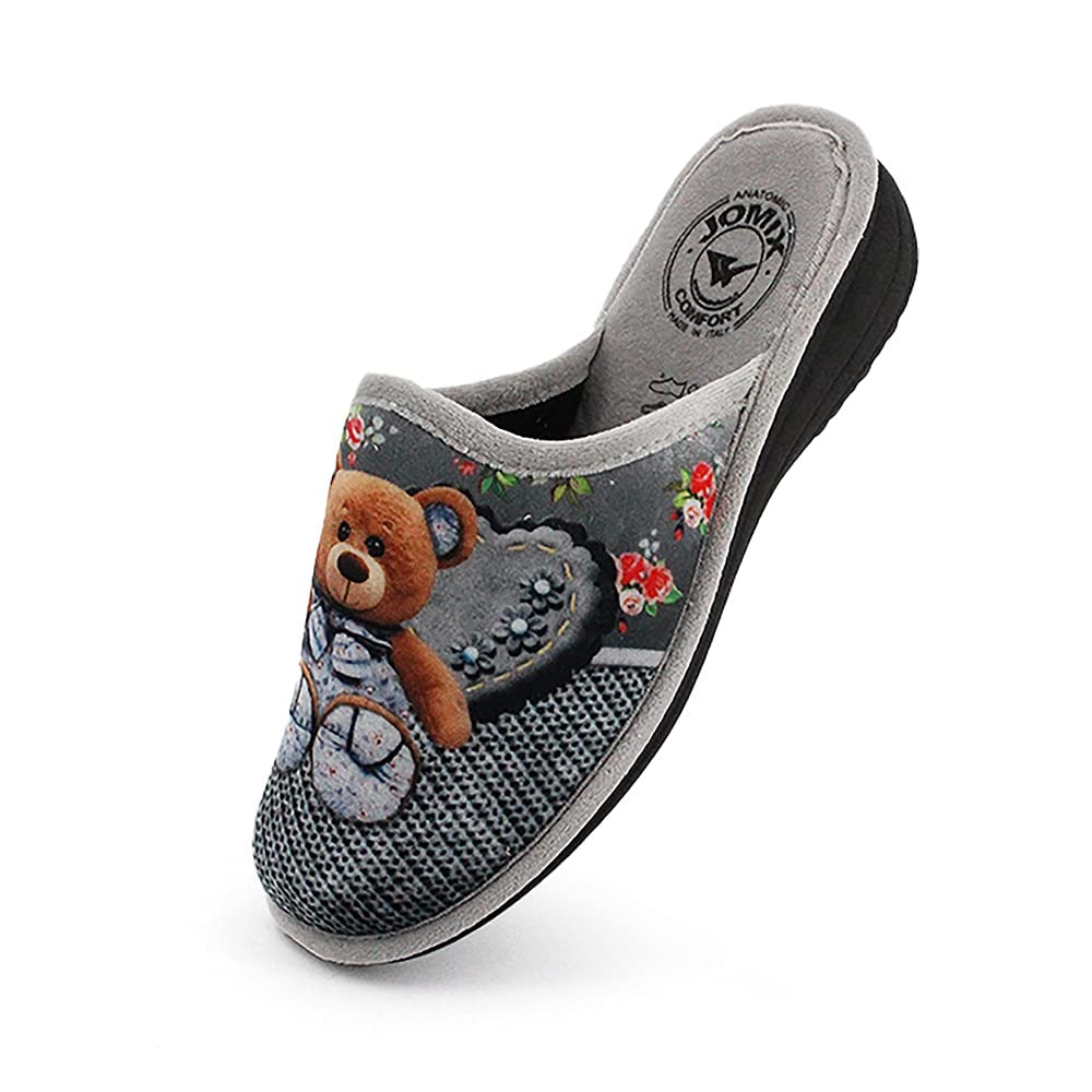 JOMIX Ciabatte Donna Invernali Anatomiche Punta Chiusa Pantofole Calde