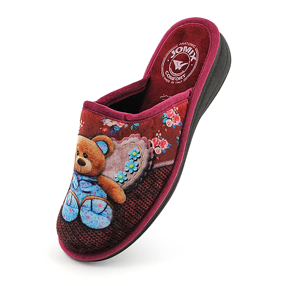 JOMIX Ciabatte Donna Invernali Anatomiche Punta Chiusa Pantofole Calde