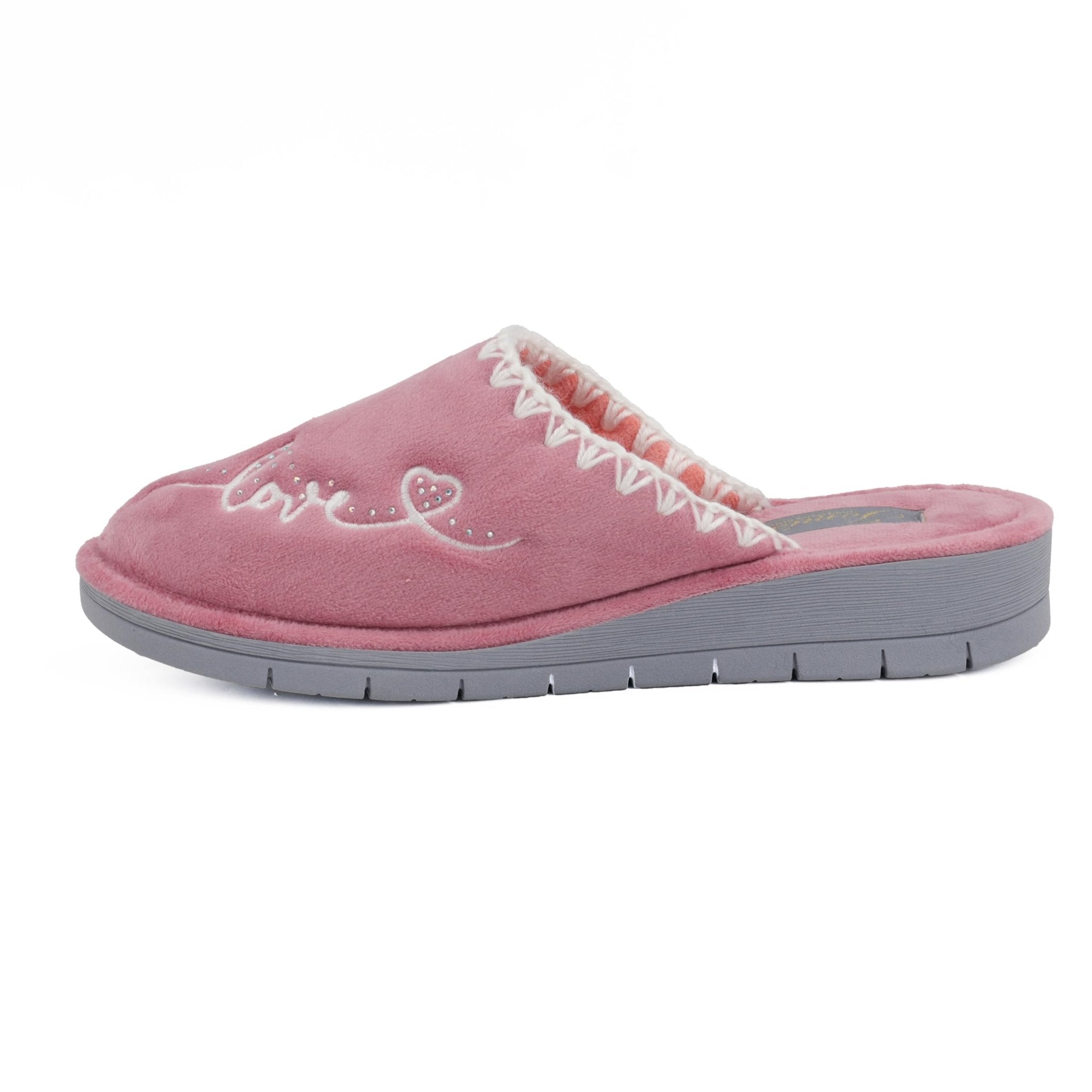 JOMIX Ciabatte Donna Invernali da Casa Pantofole Pelose Calde Tacco Zeppa Termiche Comode e Morbide