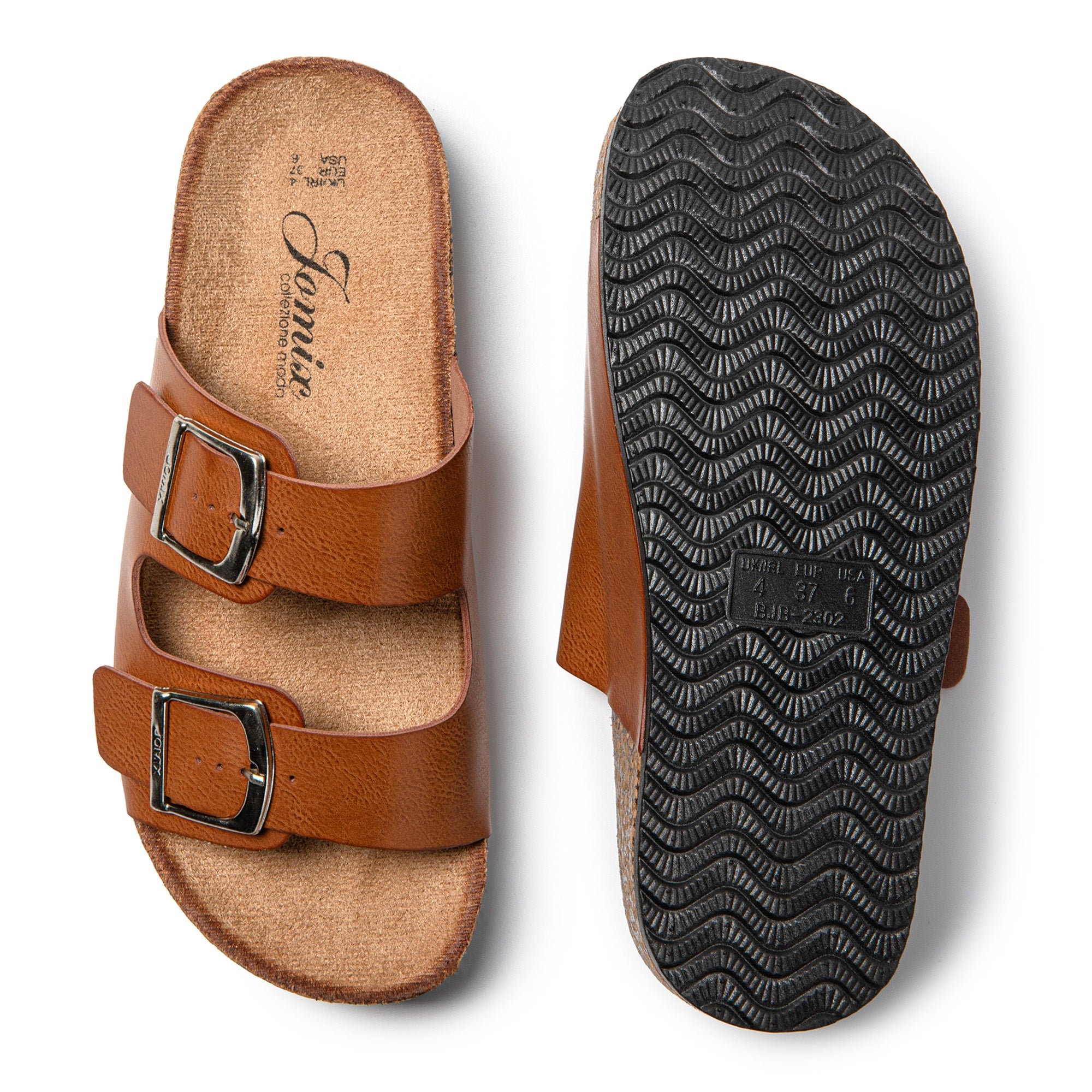 JOMIX Ciabatte Donna Uomo Estive Doppia Fibbia Pantofole Comfort Sandalo WCX250032