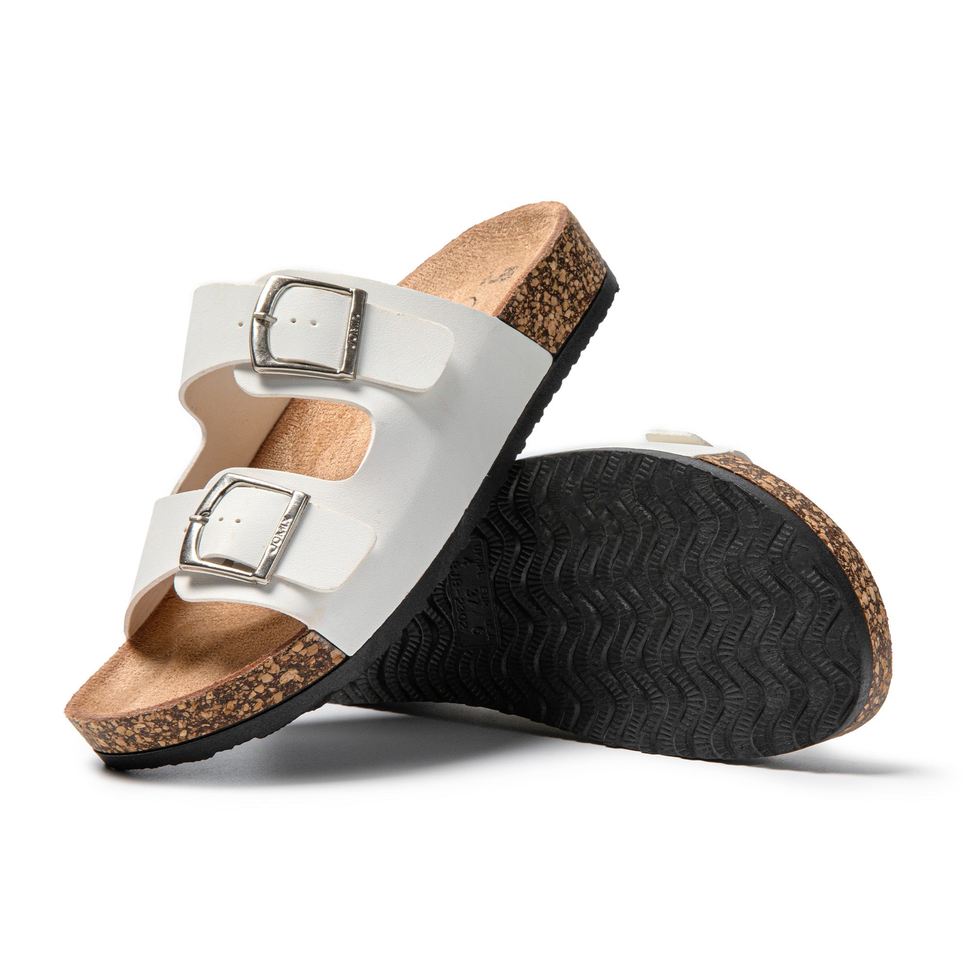 JOMIX Ciabatte Donna Uomo Estive Doppia Fibbia Pantofole Comfort Sandalo WCX250032