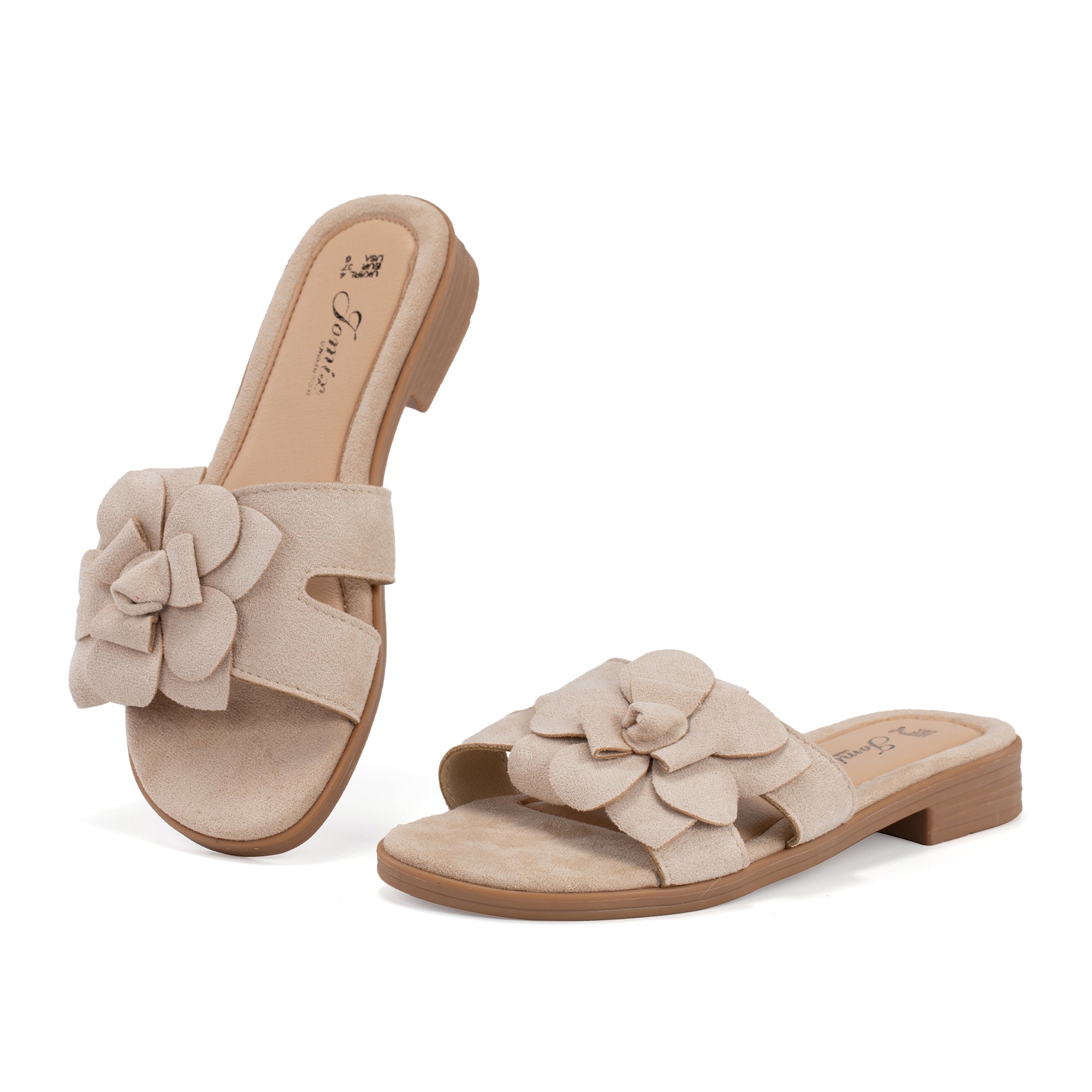 JOMIX Ciabatte Eleganti da Donna Pantofole Piatte Morbide e Traspiranti Suola WFC250365