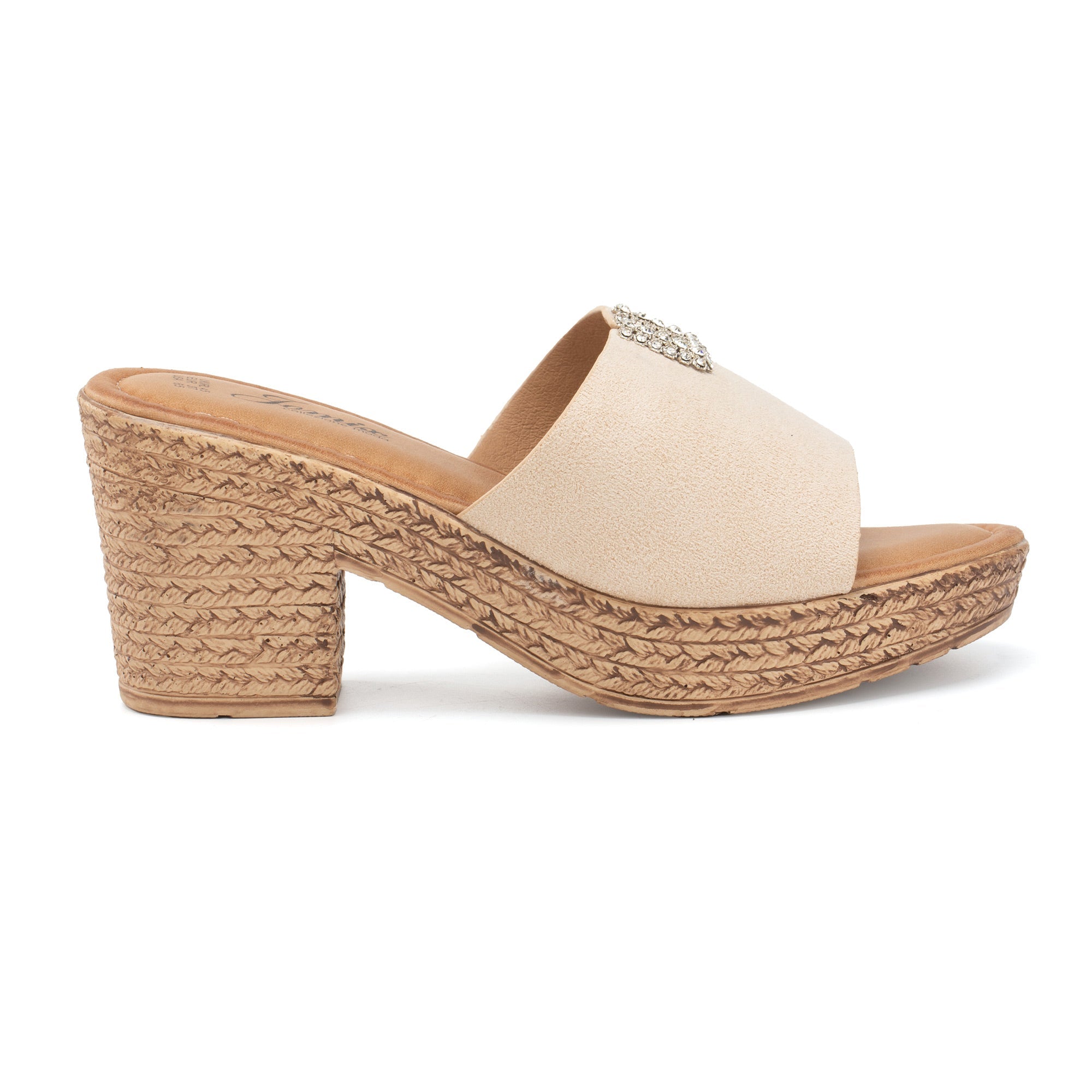JOMIX Ciabatte Estive da Donna con Tacco Alto Pantofole Eleganti e Confortevoli WWC250251