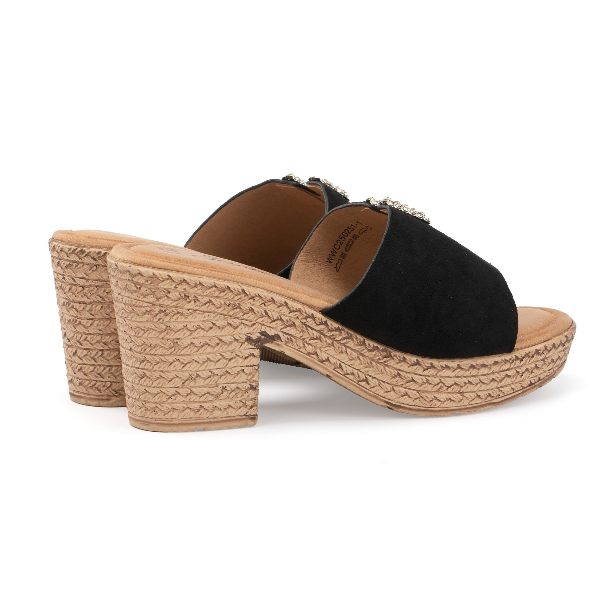 JOMIX Ciabatte Estive da Donna con Tacco Alto Pantofole Eleganti e Confortevoli WWC250251