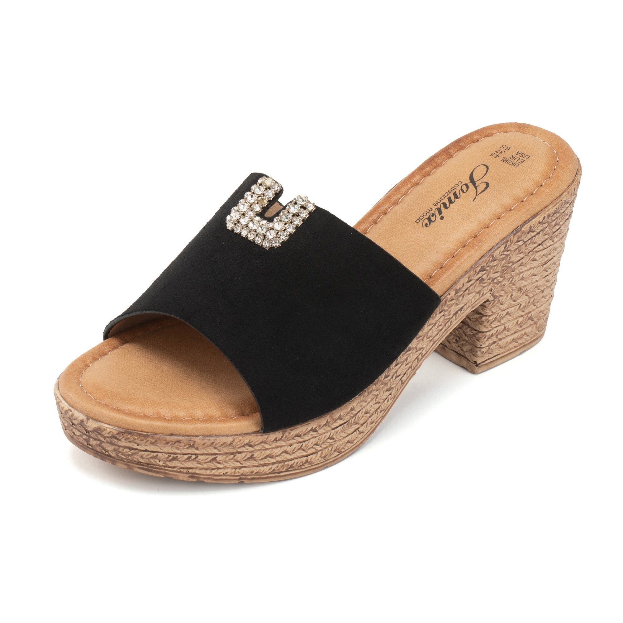 JOMIX Ciabatte Estive da Donna con Tacco Alto Pantofole Eleganti e Confortevoli WWC250251