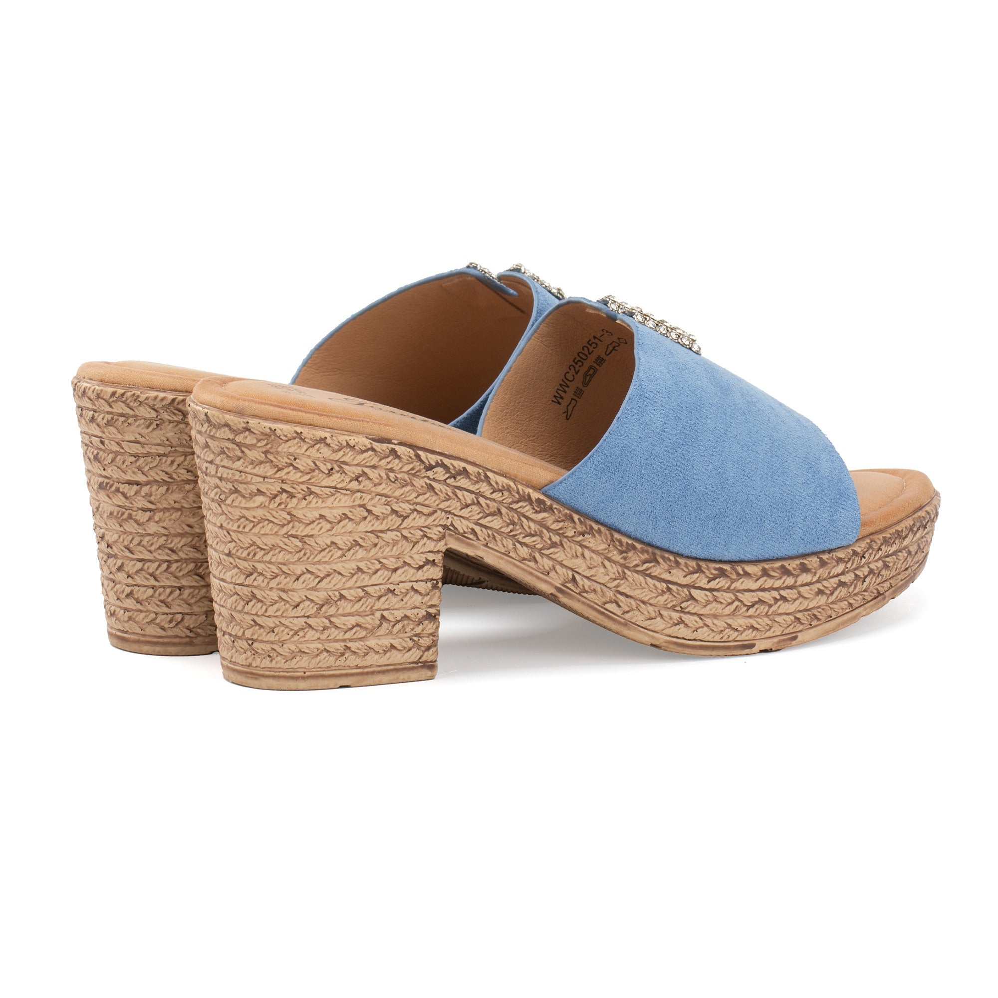 JOMIX Ciabatte Estive da Donna con Tacco Alto Pantofole Eleganti e Confortevoli WWC250251