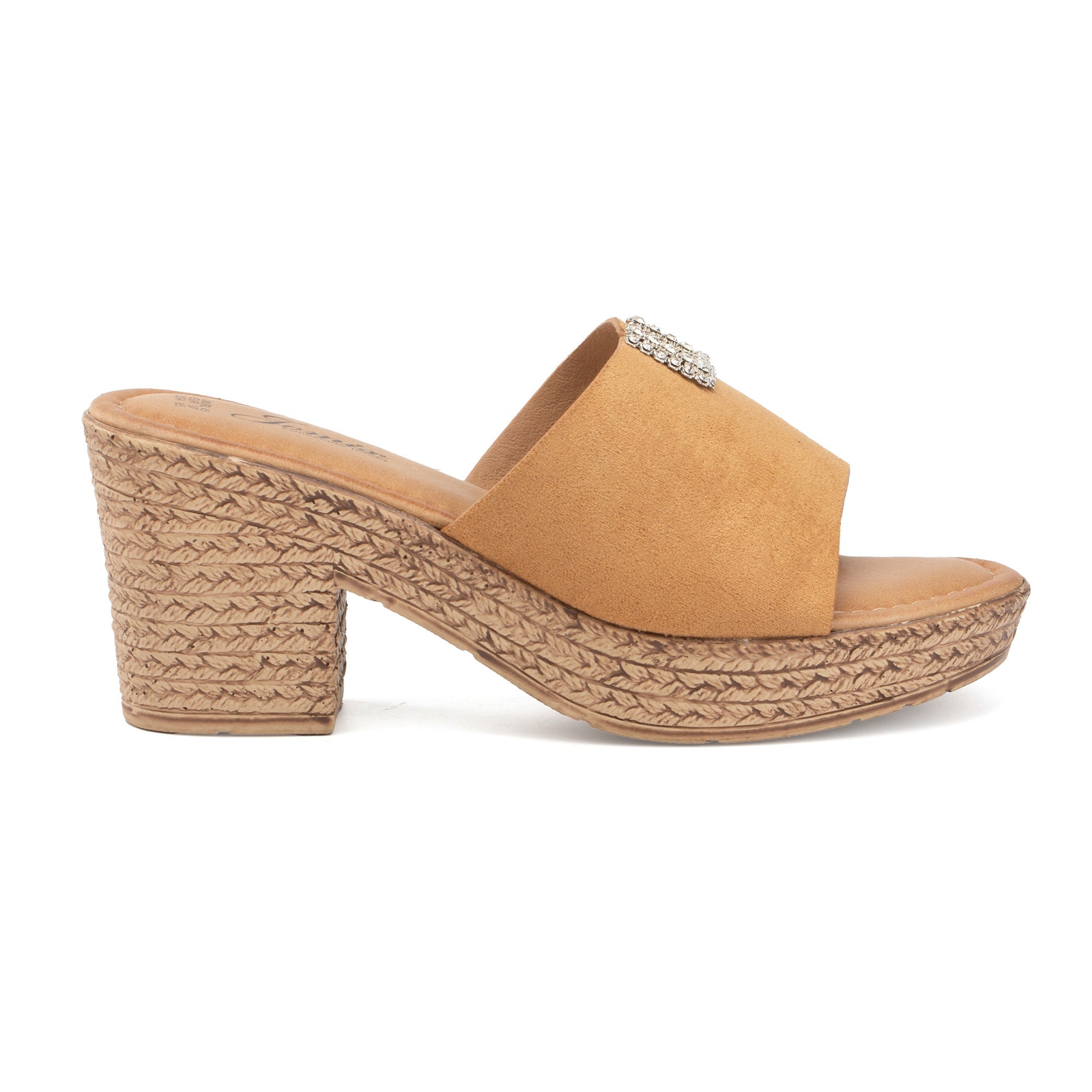 JOMIX Ciabatte Estive da Donna con Tacco Alto Pantofole Eleganti e Confortevoli WWC250251