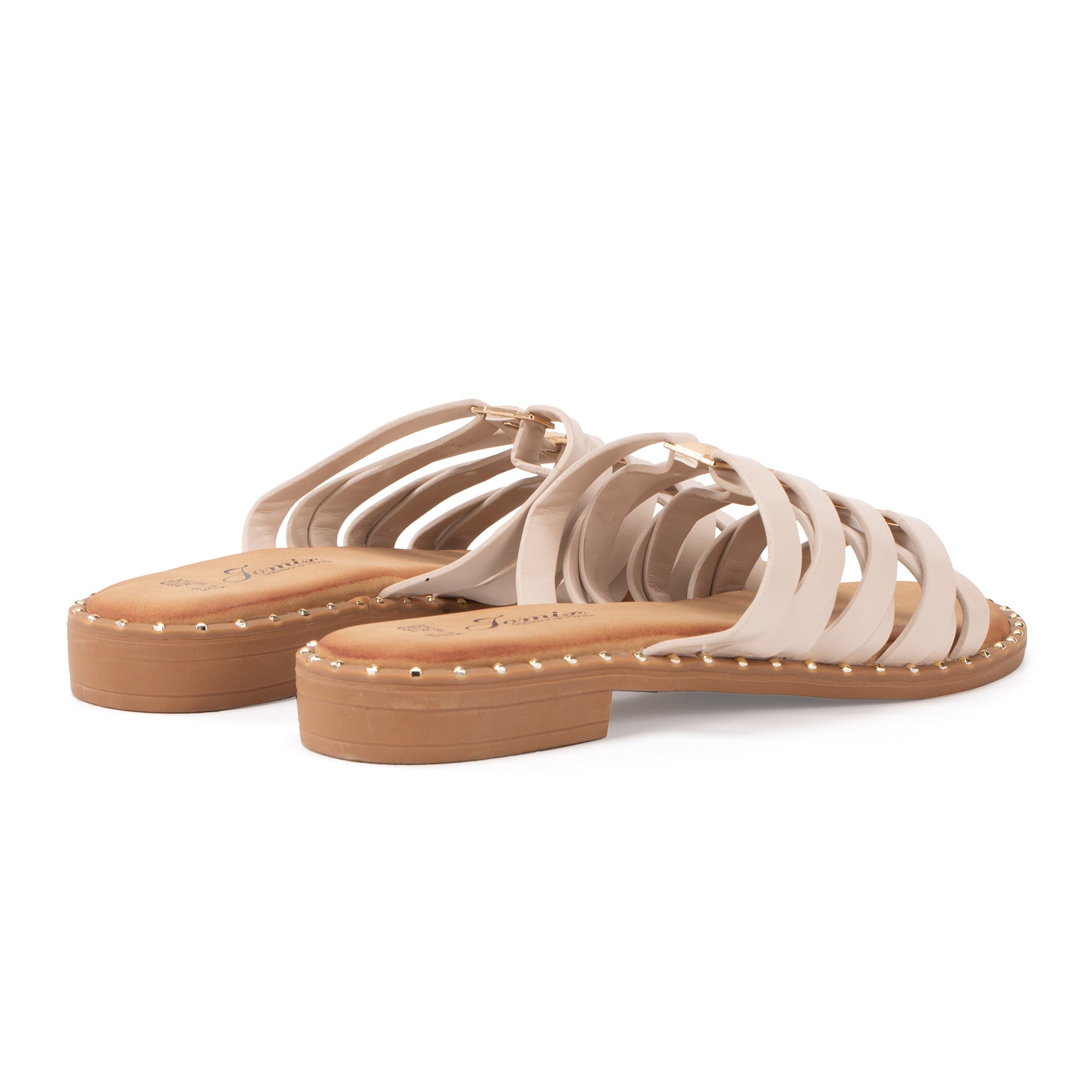 JOMIX Ciabatte Estive da Donna in Pelle Pantofole da Spiaggia Eleganti Morbide WFC250362