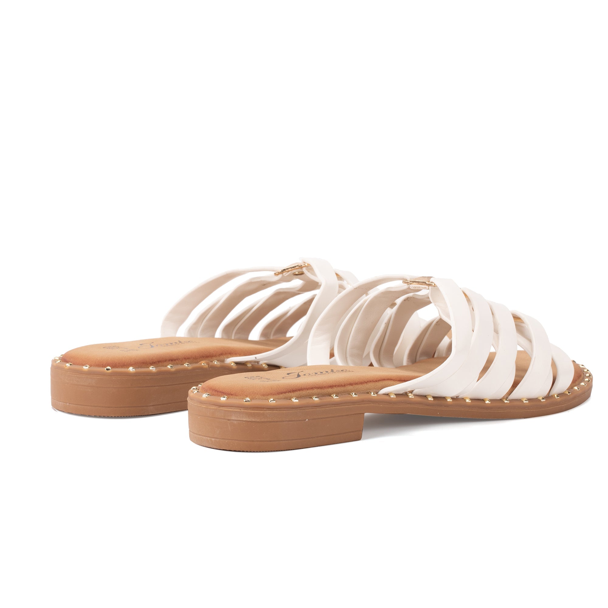 JOMIX Ciabatte Estive da Donna in Pelle Pantofole da Spiaggia Eleganti Morbide WFC250362