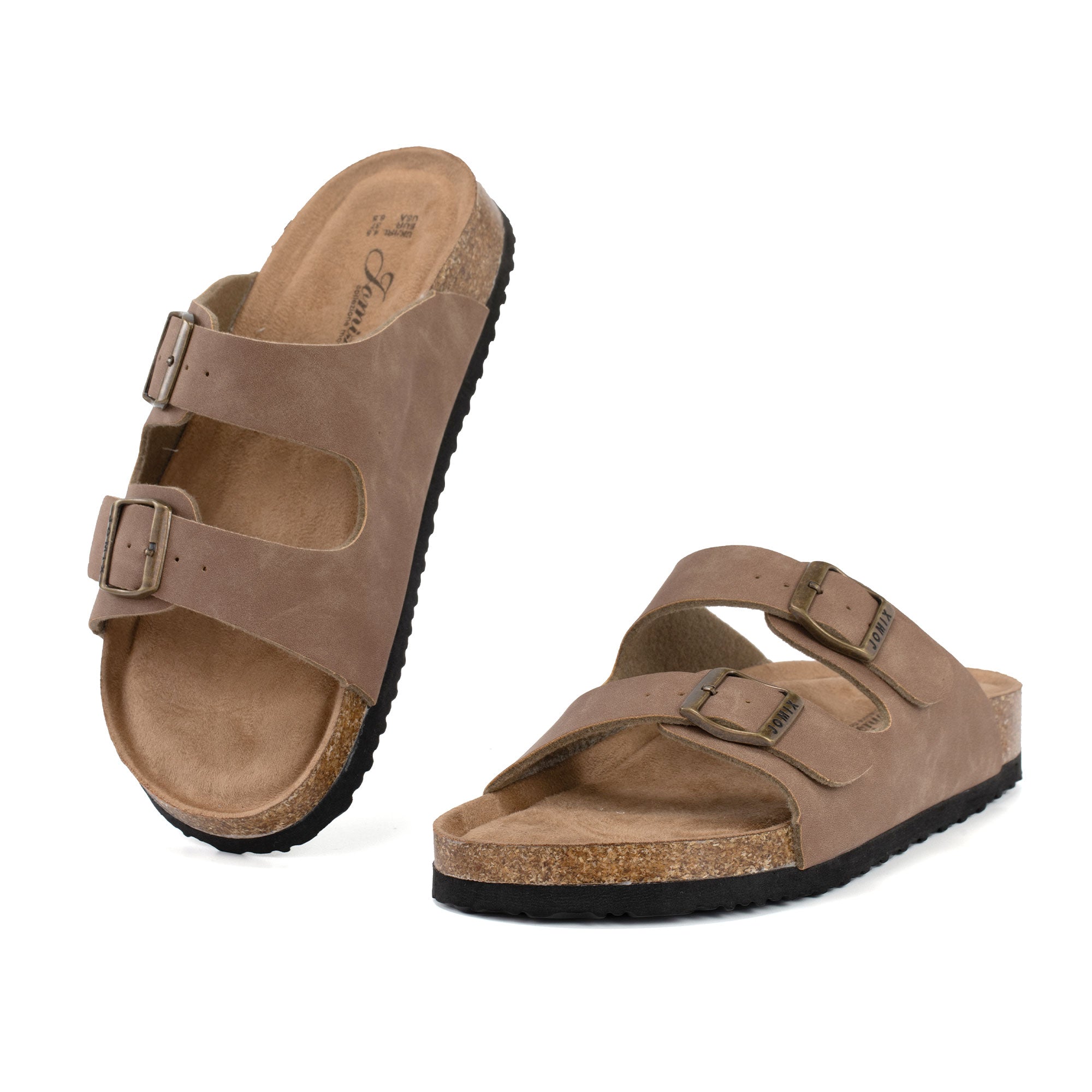 JOMIX Ciabatte Estive da Donna Pantofole in Sughero con Fibbia Regolabile WCX250343