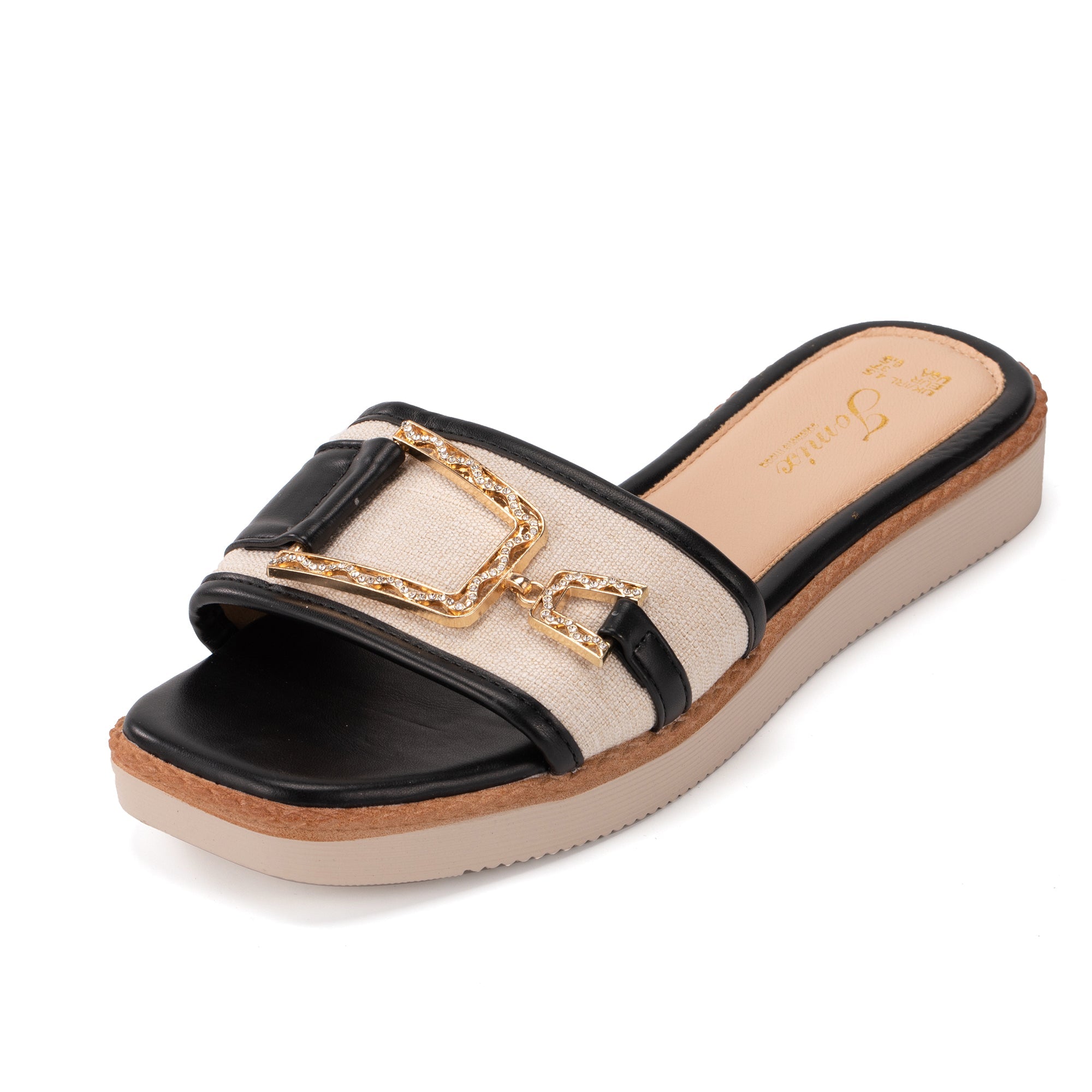 JOMIX Ciabatte Estive da Mare da Donna Pantofole Piatte Eleganti Antiscivolo WFC250372