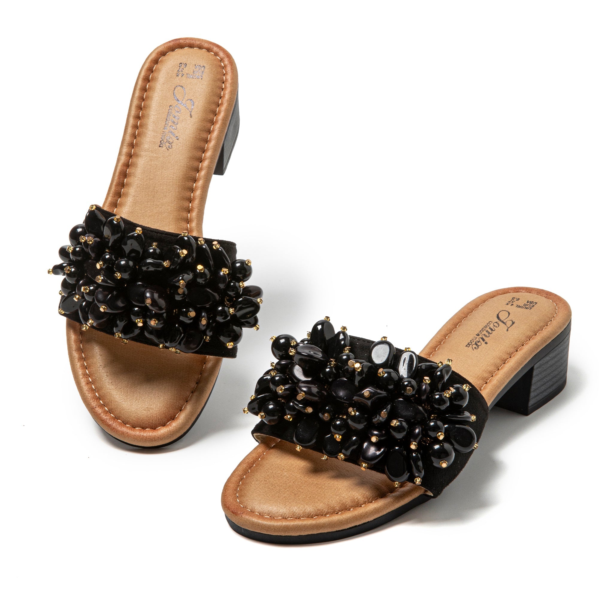 JOMIX Ciabatte Estive da Spiaggia da Donna Pantofole con Tacco Basso Suola WWC250243