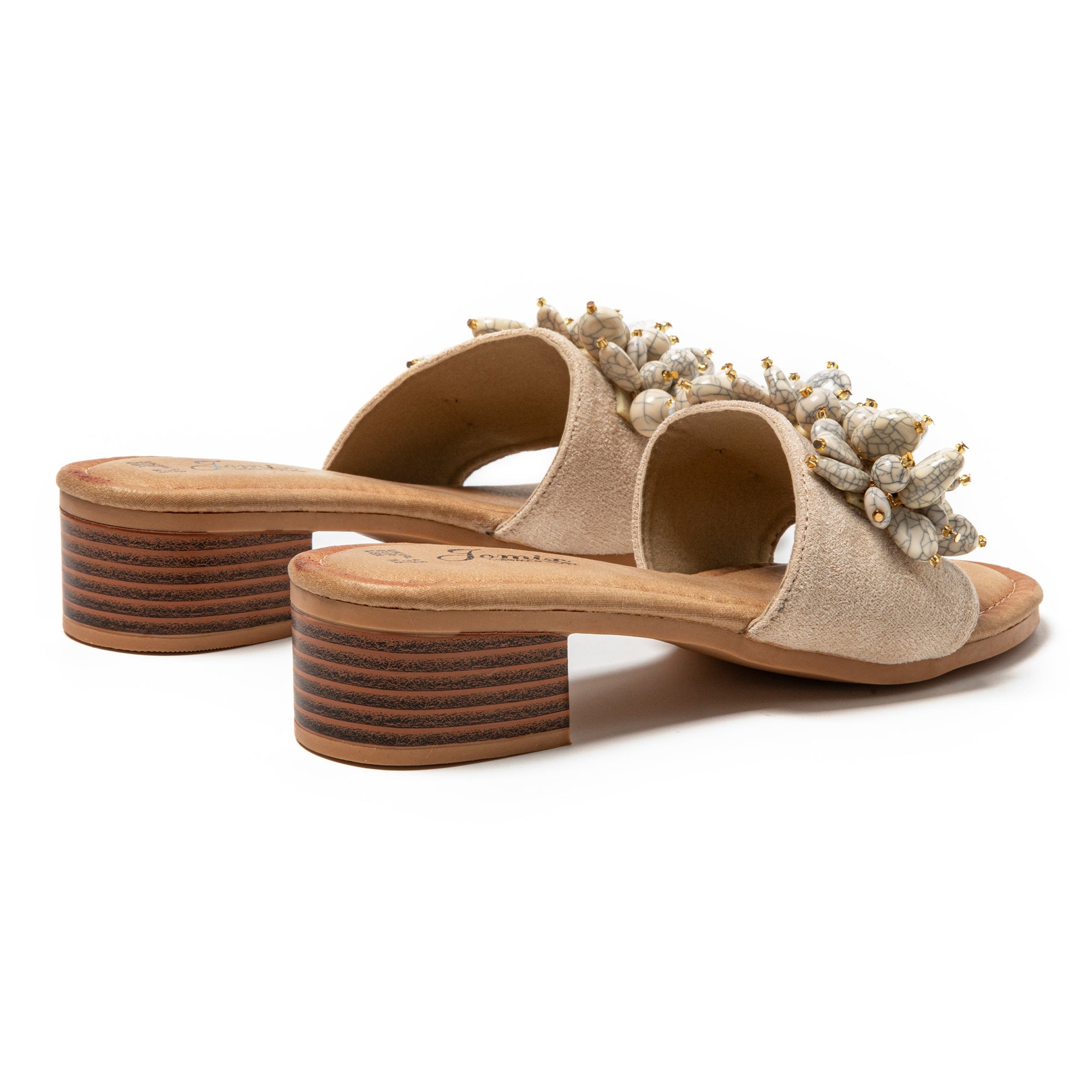 JOMIX Ciabatte Estive da Spiaggia da Donna Pantofole con Tacco Basso Suola WWC250243