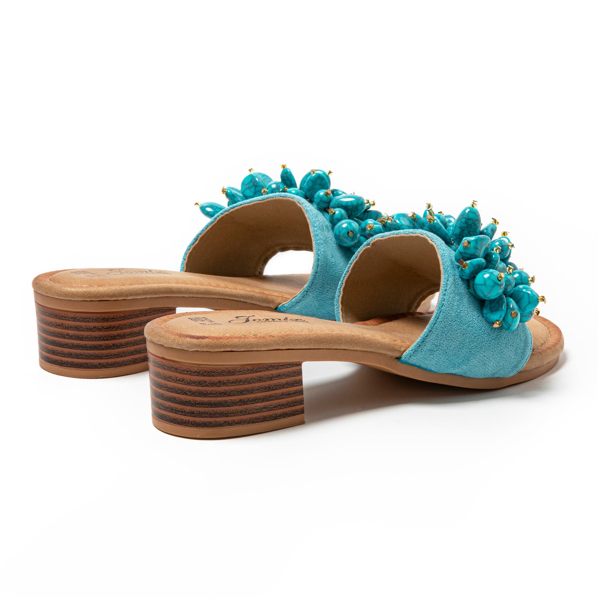 JOMIX Ciabatte Estive da Spiaggia da Donna Pantofole con Tacco Basso Suola WWC250243