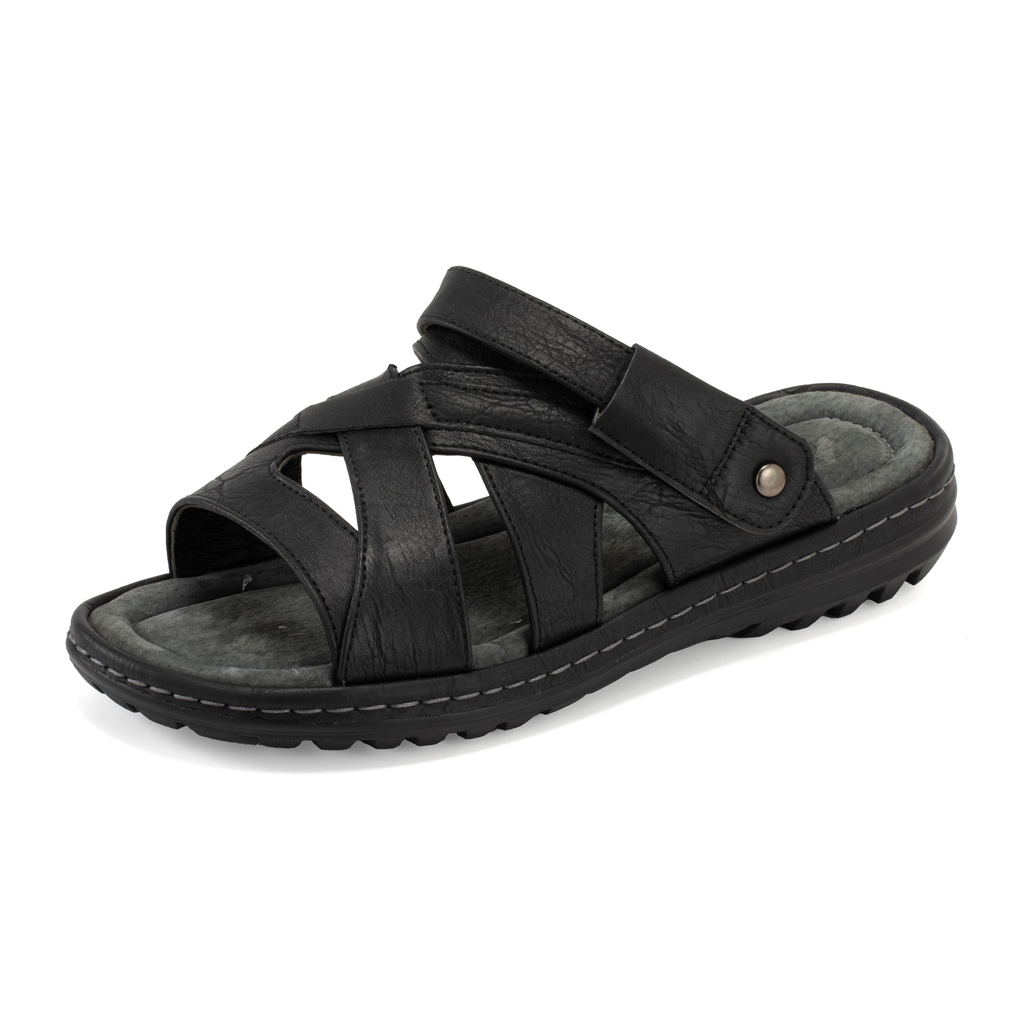 JOMIX Ciabatte Estive da Uomo in Cuoio Spiaggia Antiscivolo Morbide MOX250097