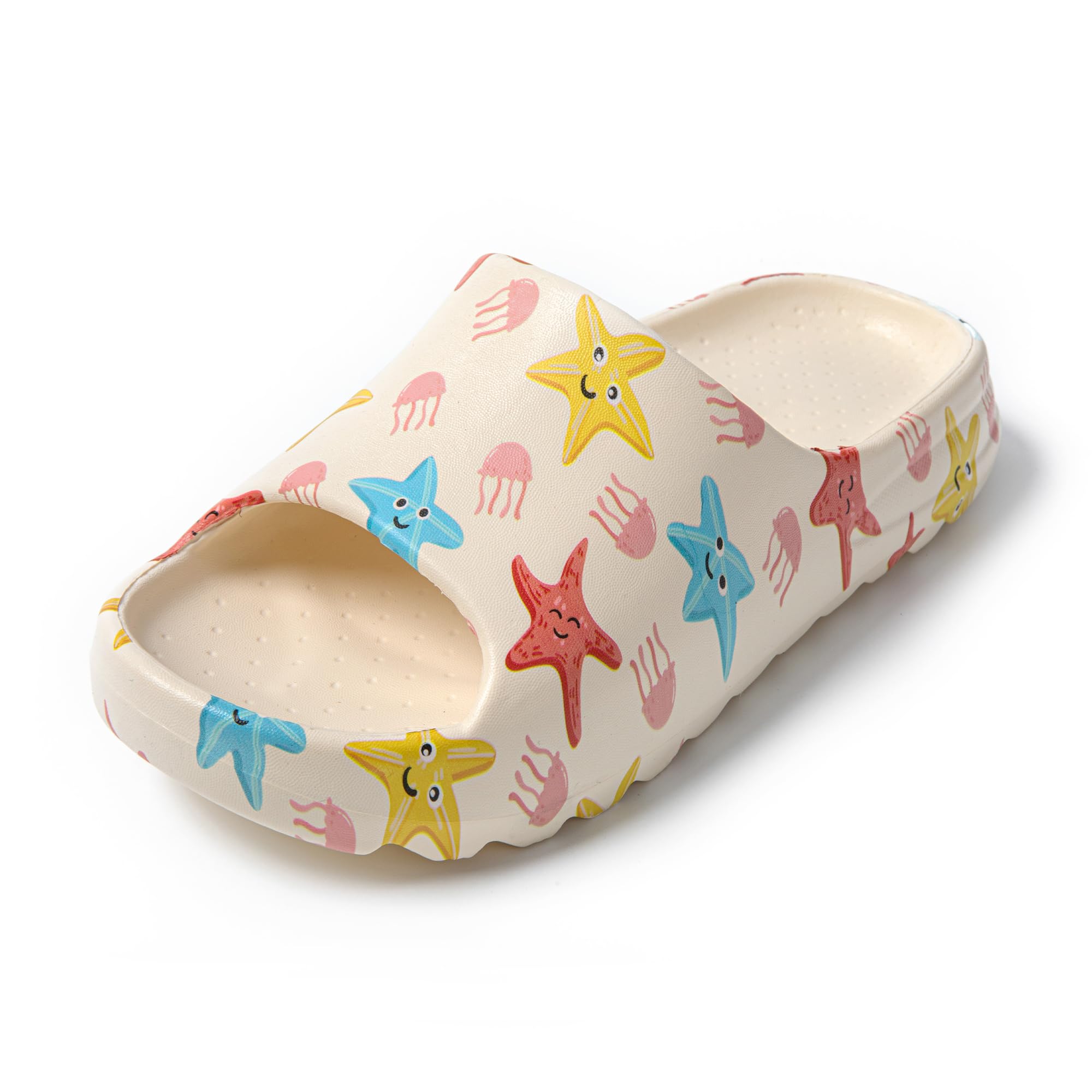 JOMIX Damen Badelatschen Sommer Dicke Sole Pantoletten 100% EVA Weiche Badeschuhe Süße Schlappen Lustig Sandalen
