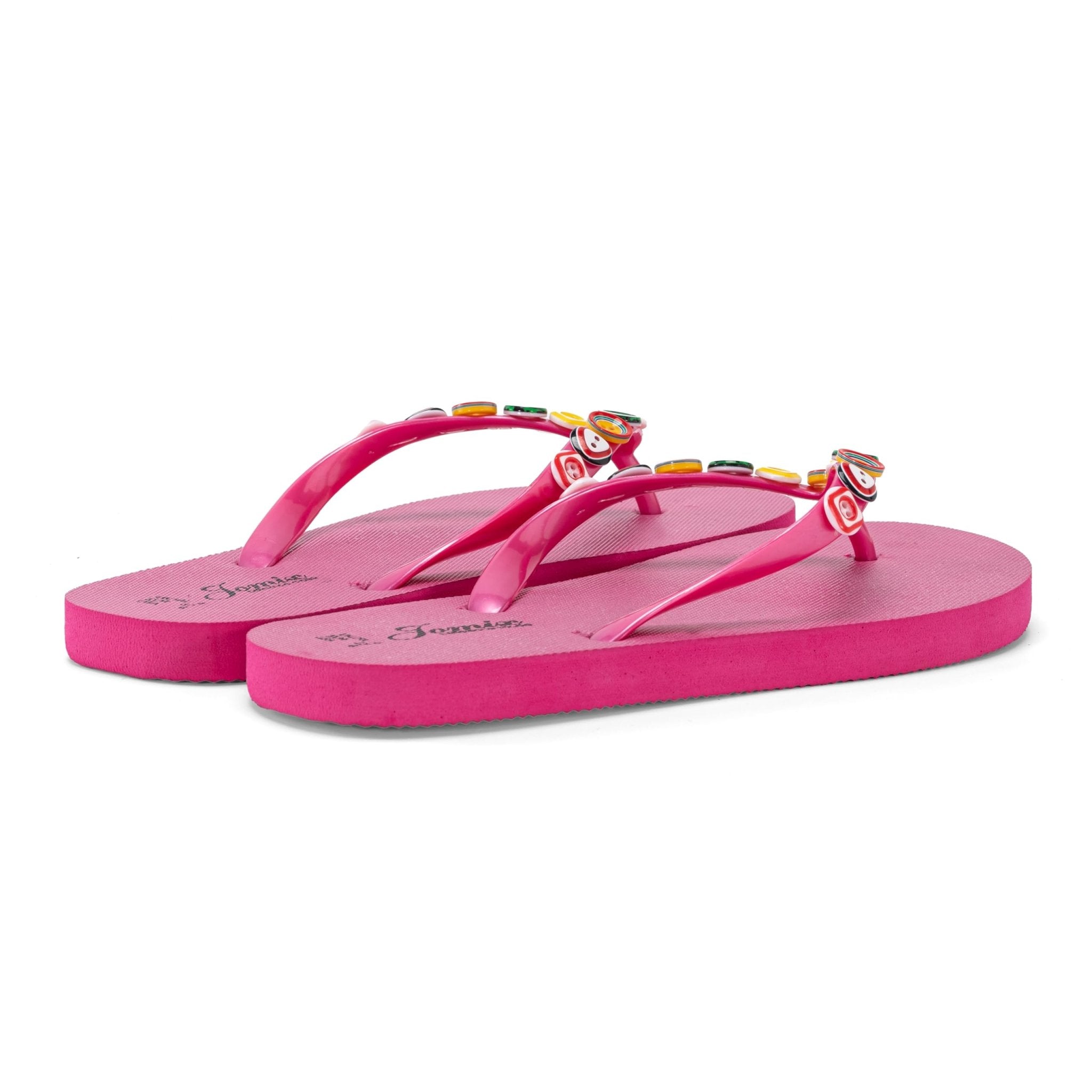 JOMIX Damen Flip Flops Sommer Zehentrenne Leichte Sandalen Bunte Badeschlappen Elegant Badelatschen Meer Pool Strand Badeschuhe