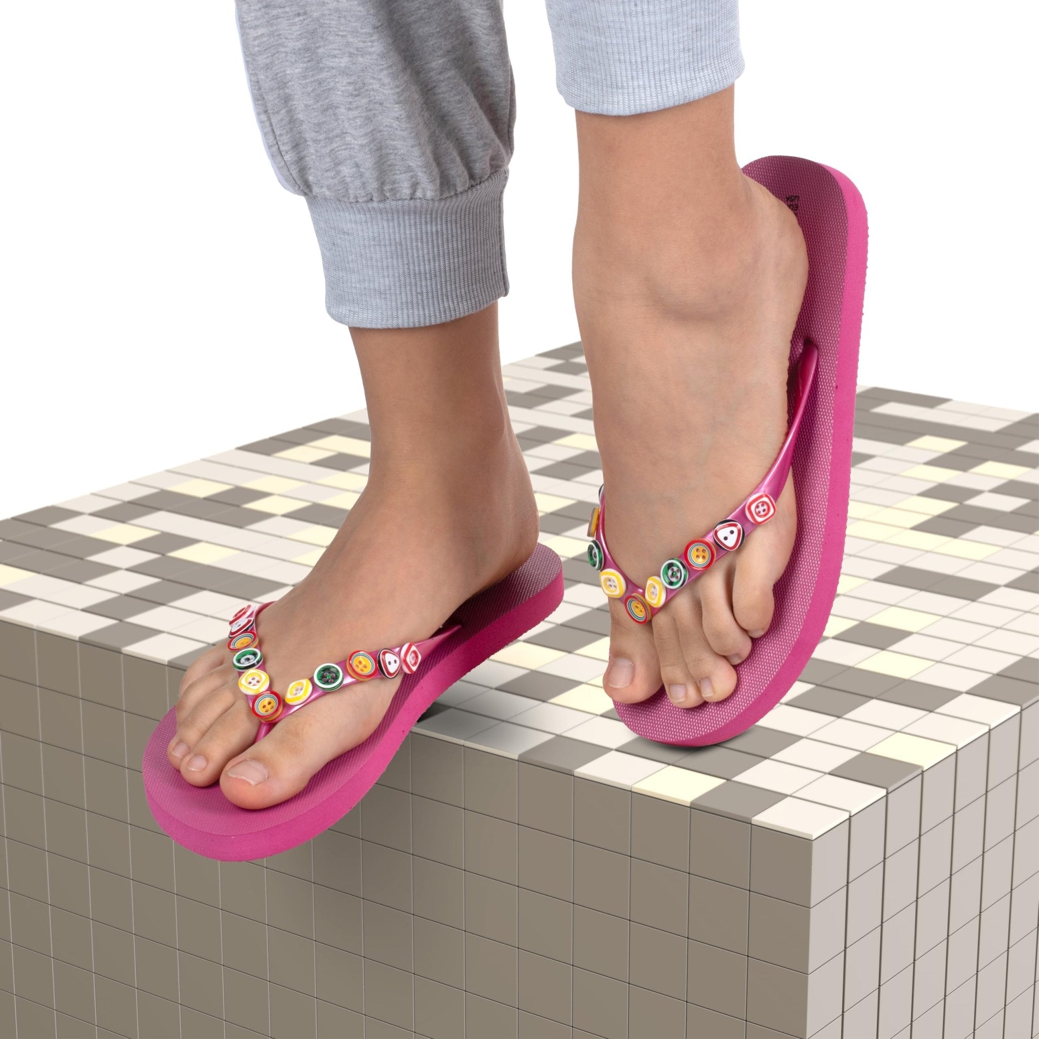 JOMIX Damen Flip Flops Sommer Zehentrenne Leichte Sandalen Bunte Badeschlappen Elegant Badelatschen Meer Pool Strand Badeschuhe