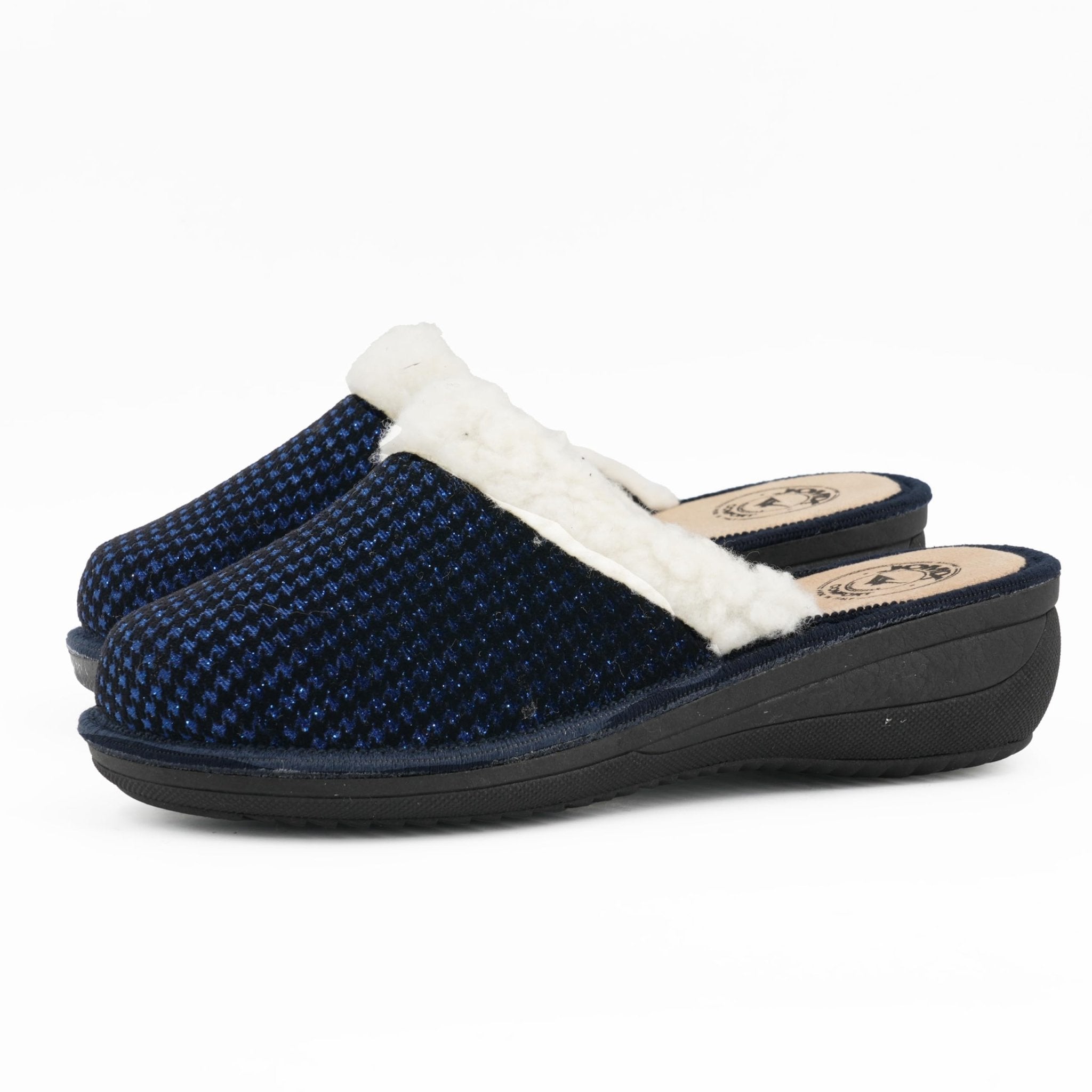 JOMIX Damen Hausschuhe Winter Warme Pantoffeln, Damen Plüsch Pantoffeln rutschfest Outdoor/Indoor Flache hüttenschuhe