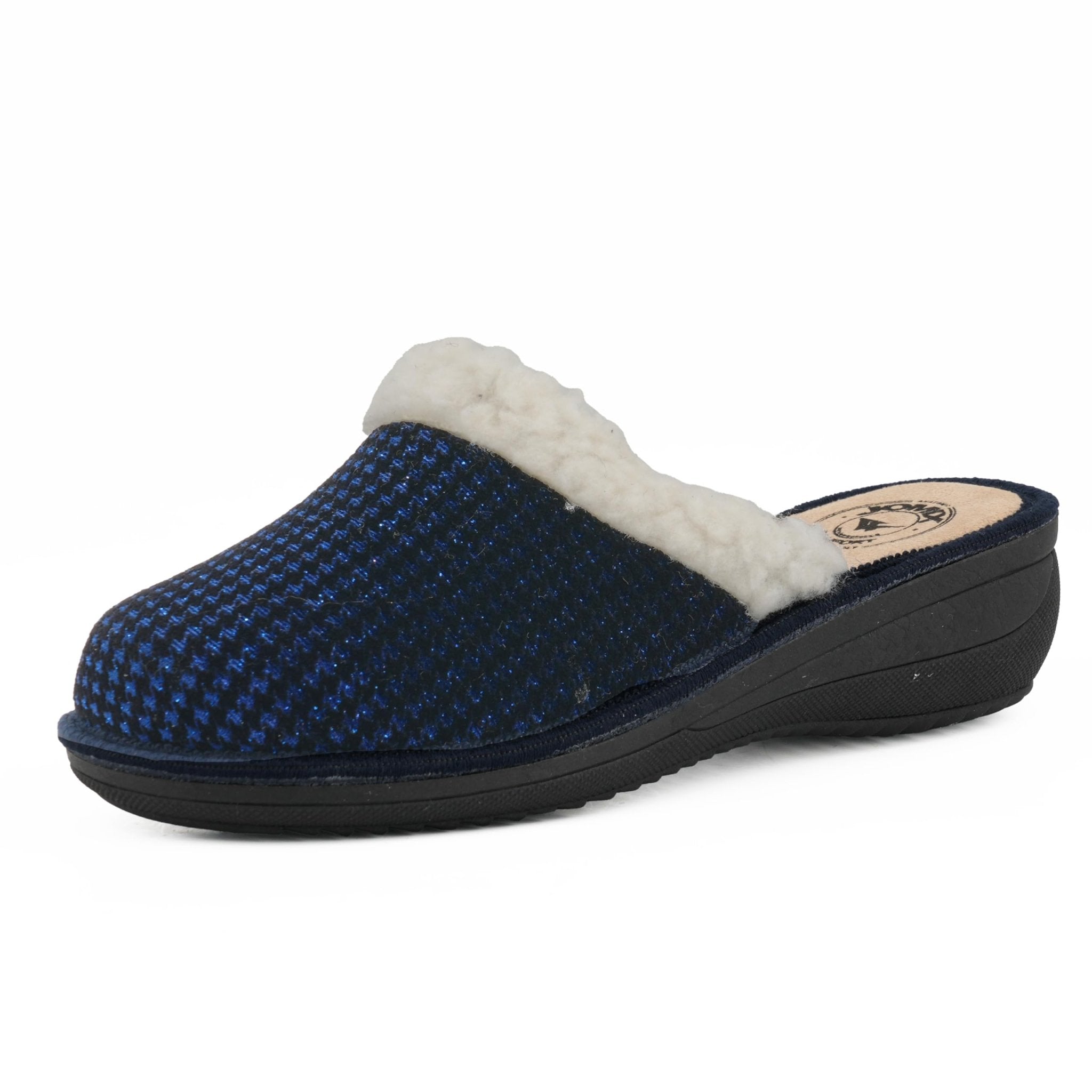 JOMIX Damen Hausschuhe Winter Warme Pantoffeln, Damen Plüsch Pantoffeln rutschfest Outdoor/Indoor Flache hüttenschuhe