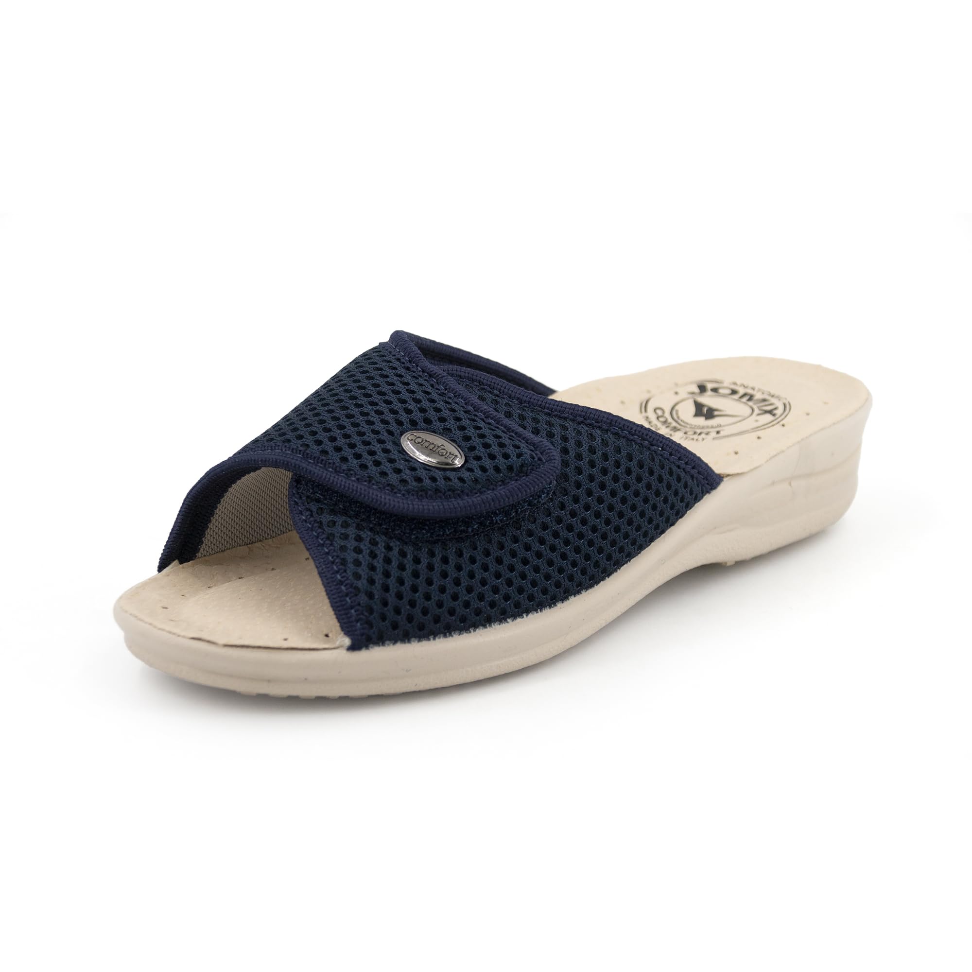 JOMIX Damen Pantoletten Klettverschluss Orthopädische Clogs Atmungsaktive Berufsschuhe Medizinische Sanitär - Clogs