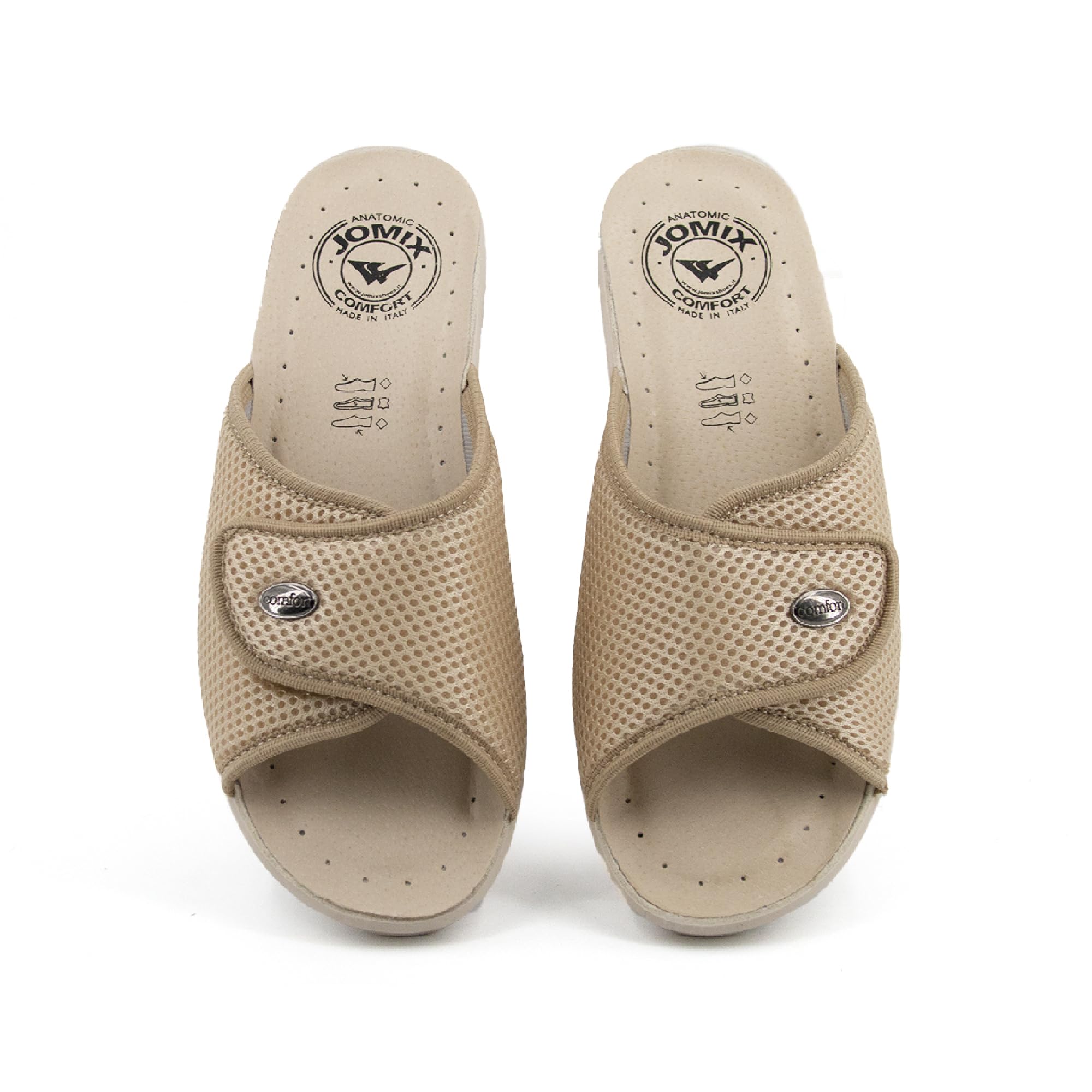 JOMIX Damen Pantoletten Klettverschluss Orthopädische Clogs Atmungsaktive Berufsschuhe Medizinische Sanitär - Clogs