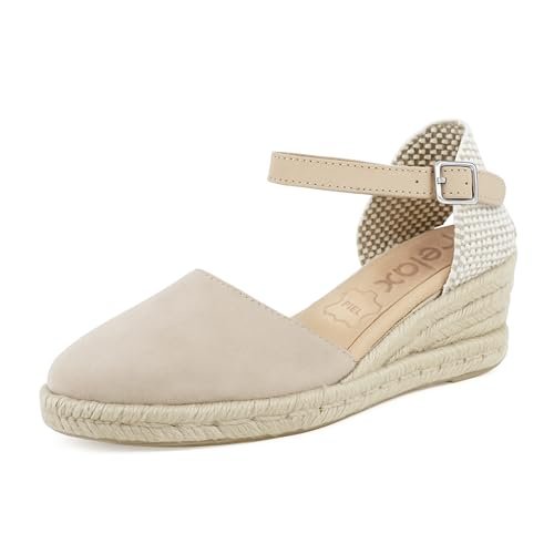 JOMIX Damen Sandalen mit Keilabsatze Elegant Sandals Freizeit Strand Sandalette Verstellbar Schnalle Sommer Römersandalen