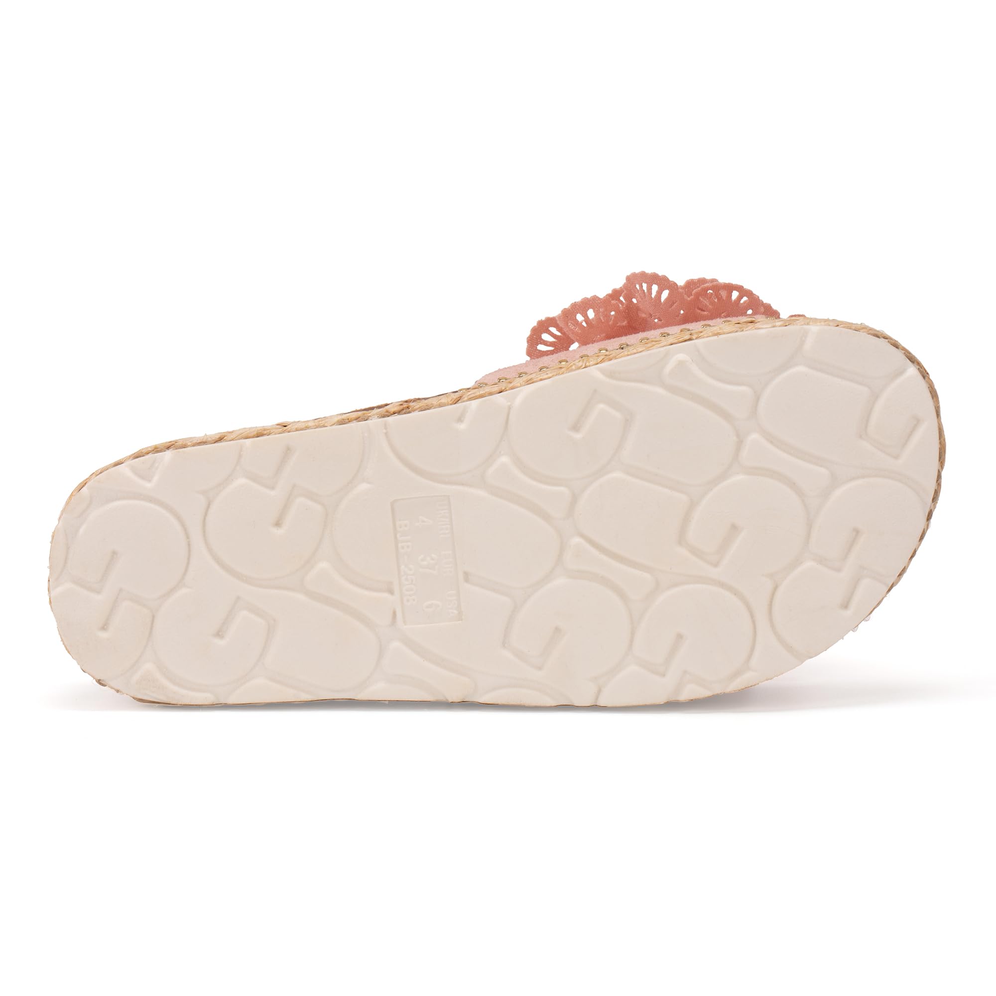 JOMIX Damen Sandalen Pantoletten mit Absatz Blumen Clogs Dicke Sohle Kork Hausschuhe Sommerschuhe Slipper Wandern Meer Strand Pool