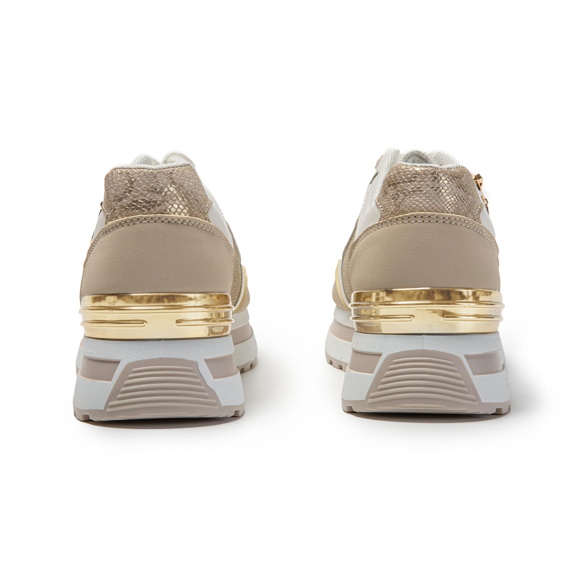 JOMIX Damen Sneaker Atmungsaktiv Sportschuhe Leicht Laufschuhe Fitness Gym Plateau Schuhe Turnschuhe Walking Freizeitschuhe