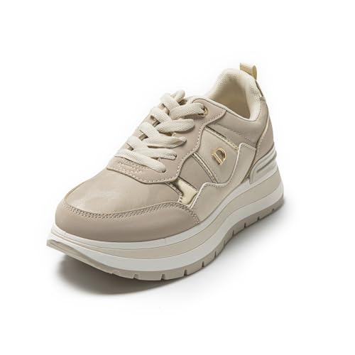 JOMIX Damen Sneaker Freizeitschuhe Leicht Joggingschuhe Slip On Sportschuhe Bequeme Walkingschuhe