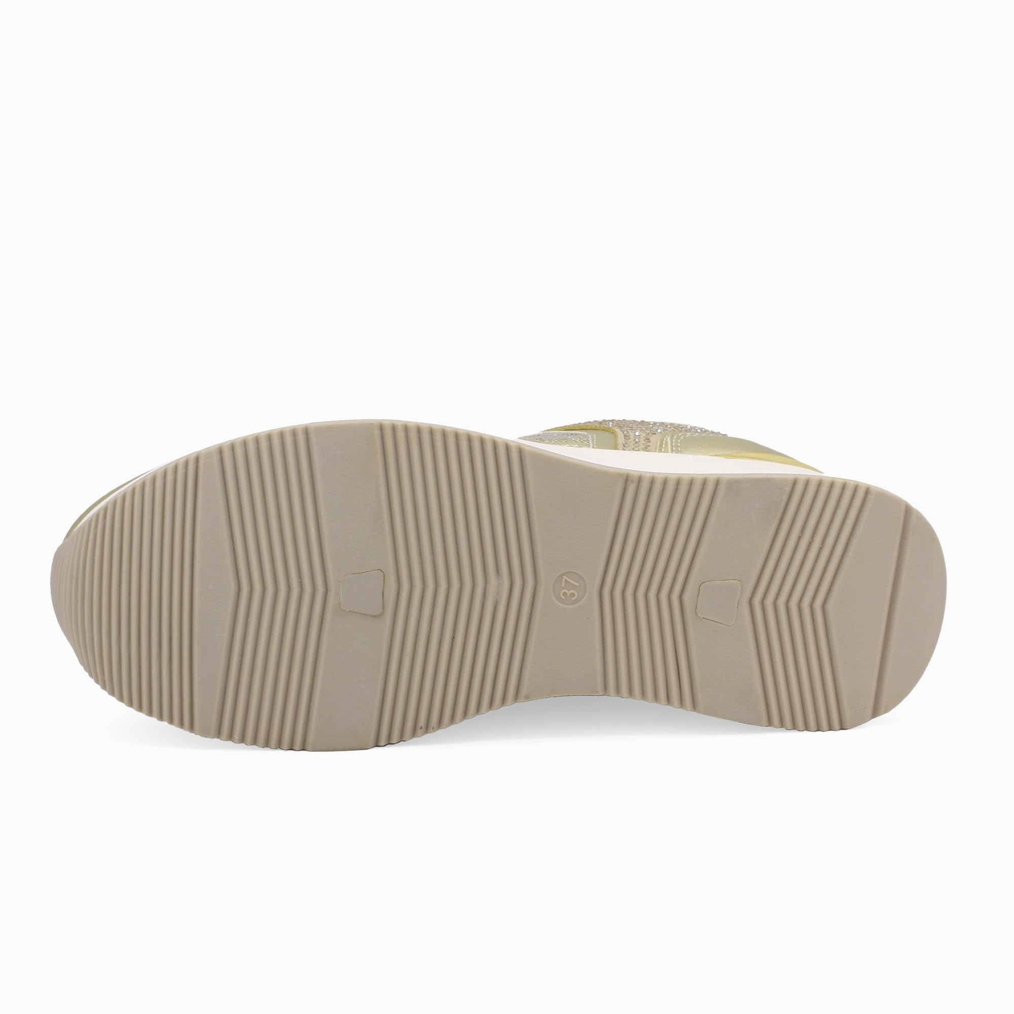 JOMIX Damen Sneaker mit Keilabsatz Mode Sportschuhe Bequeme Leder Freizeitschuhe Plateau Casual Schuhe