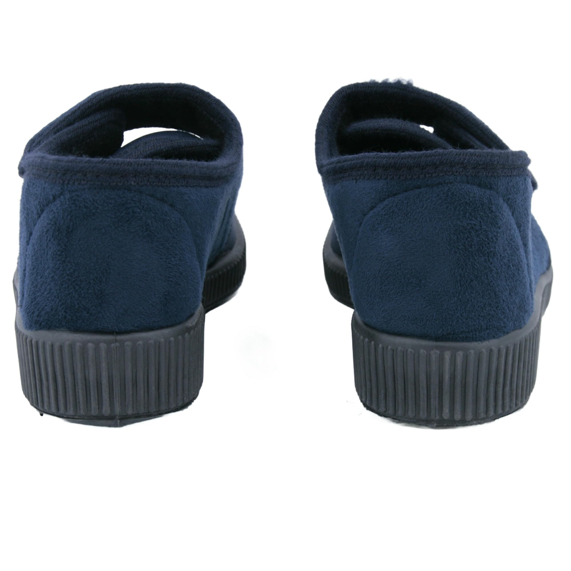 JOMIX Diabetiker Schuhe Damen Orthopädische Pantoffeln Senioren Hausschuhe mit Klettverschluss Leichte Atmungsaktiv Pantoletten mit Memory Foam Bequeme Slipper