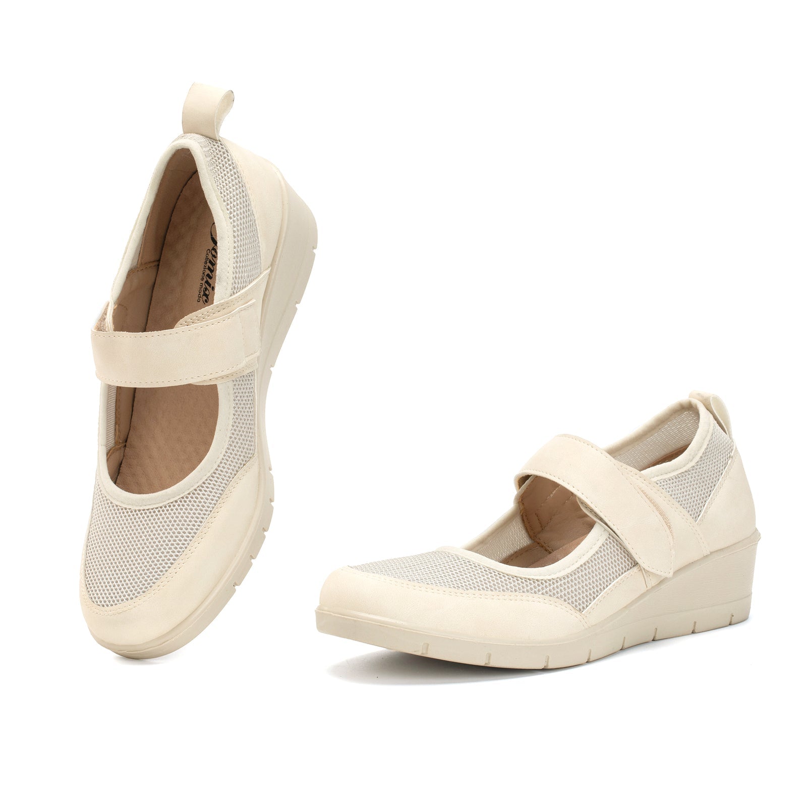 JOMIX Donna Scarpe Casual Tacco Pendenza Estate Scarpe da Passeggio Moda