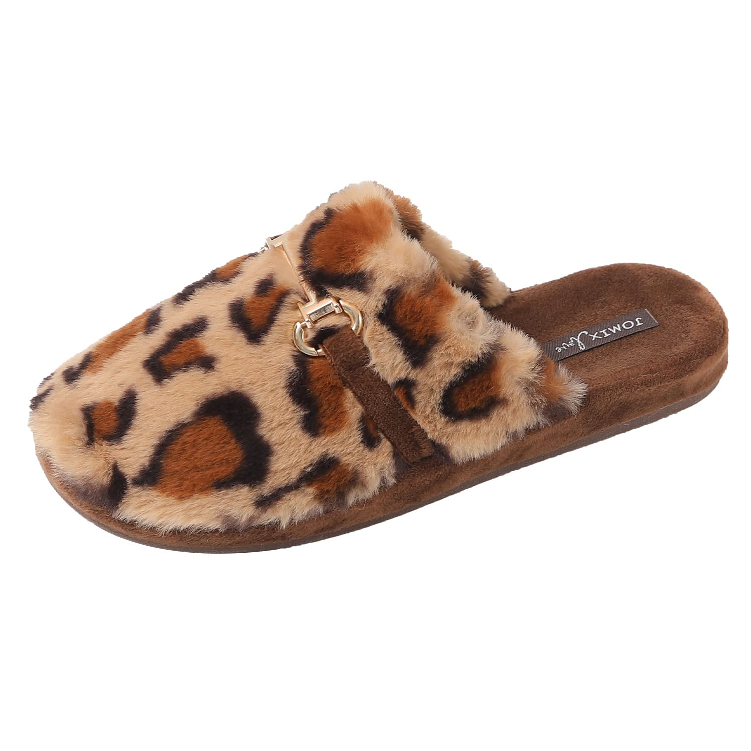 JOMIX Gefütterte Clogs Damen Hausschuhe Orthopädische Pantoletten Plüsch Pantoffeln Schlappen Winter Taumelschuhe Sandalen