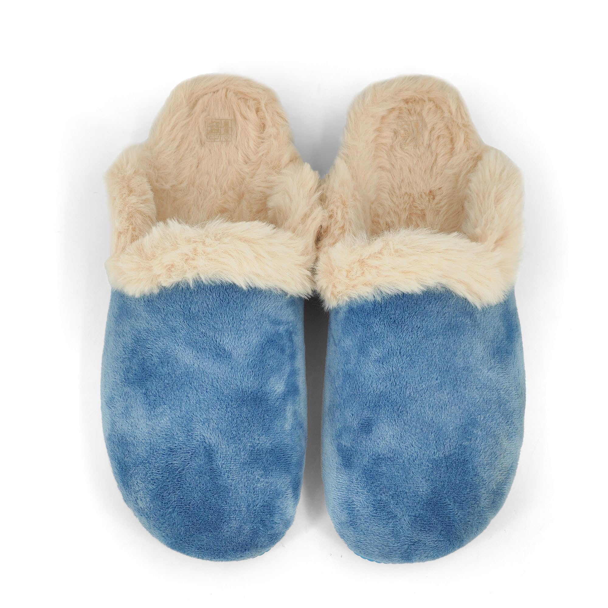 JOMIX Hausschuhe Damen Gefüttert Plüsch Clogs Winter Lammfell Pantoffeln Made in Spanien