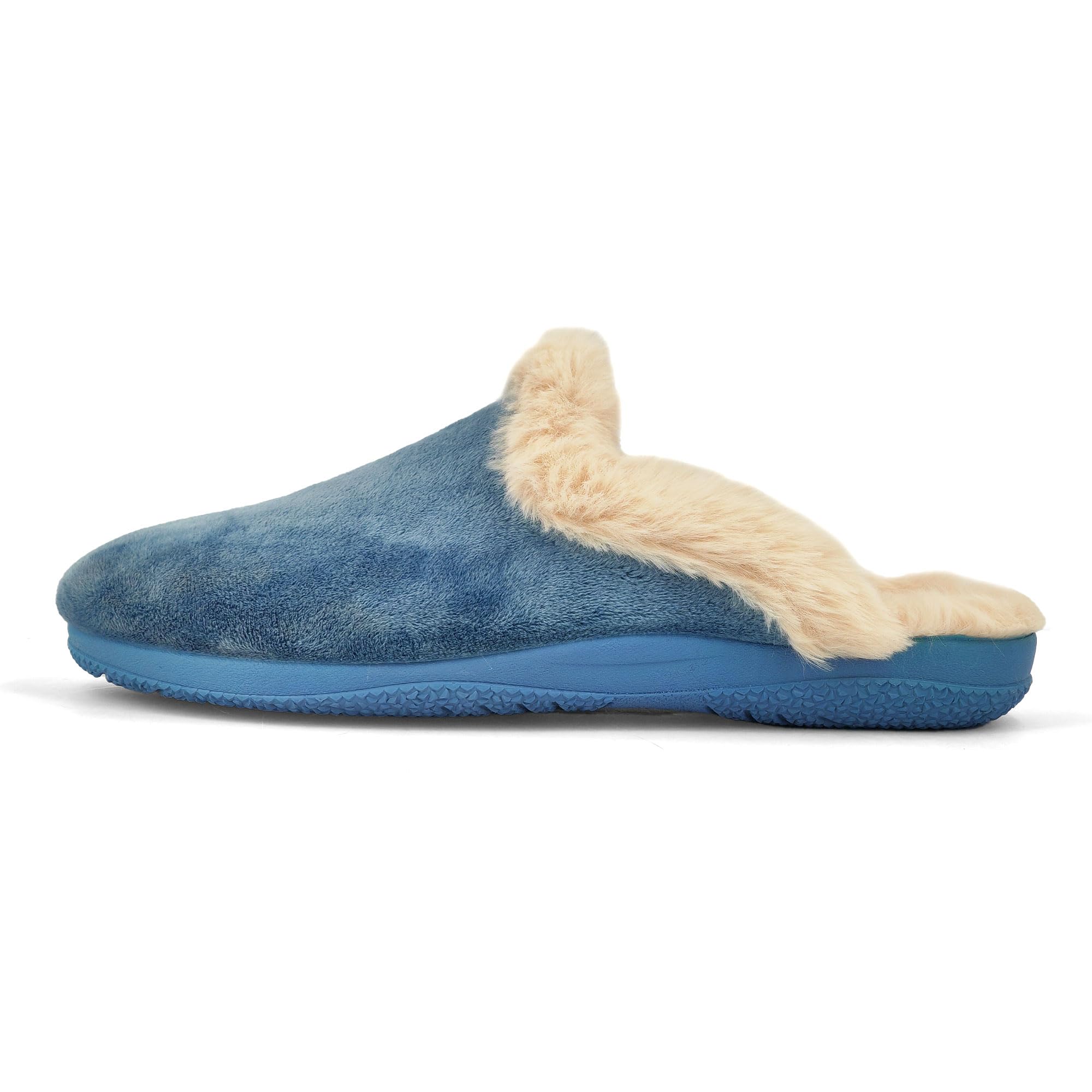 JOMIX Hausschuhe Damen Gefüttert Plüsch Clogs Winter Lammfell Pantoffeln Made in Spanien