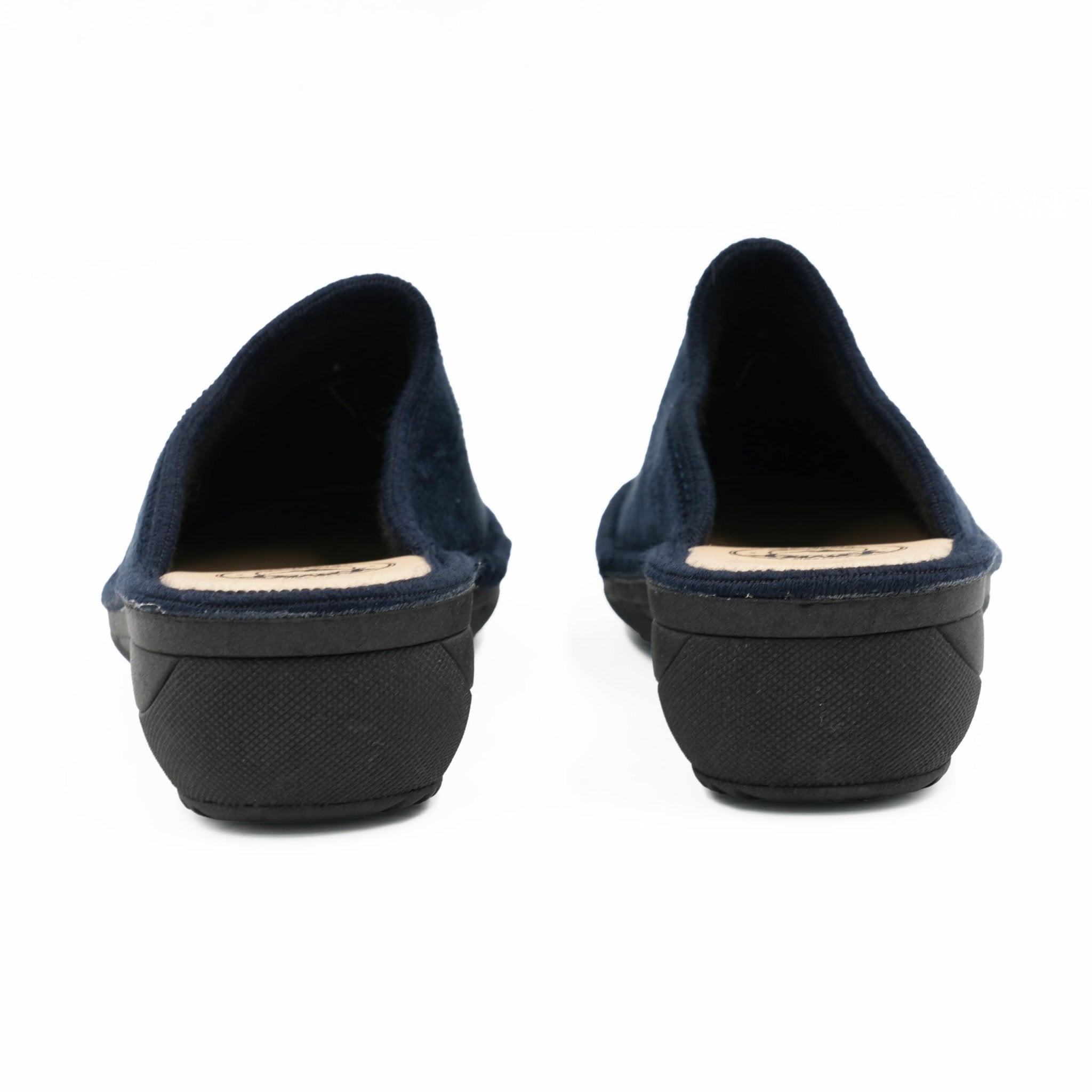 JOMIX Hausschuhe Damen Pantoletten mit Absatz Winter Bequeme Anatomische Pantoffeln Made in Italy