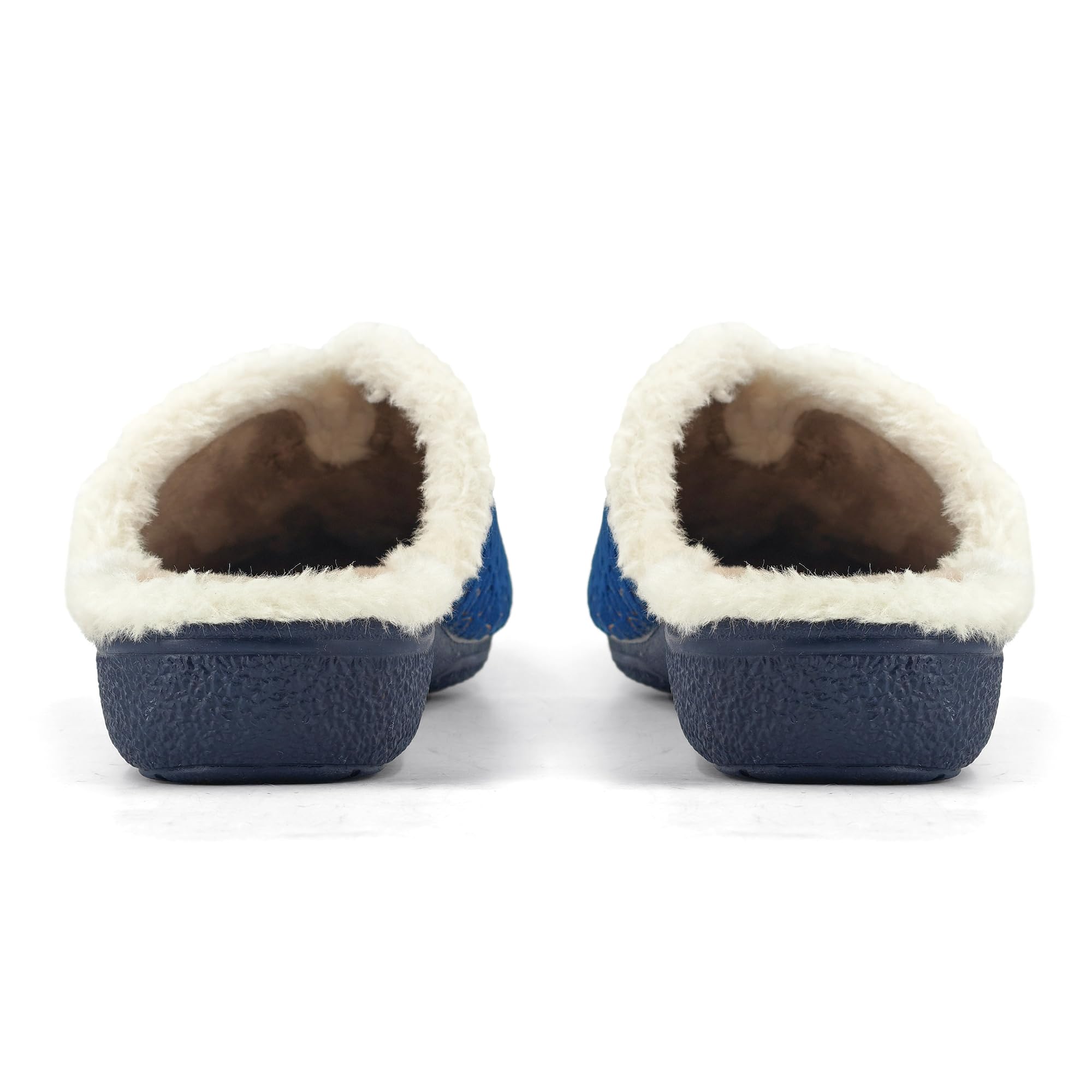 JOMIX Hausschuhe Damen Pantoletten mit Absatz Winter Bequeme Anatomische Pantoffeln Made in Spanien