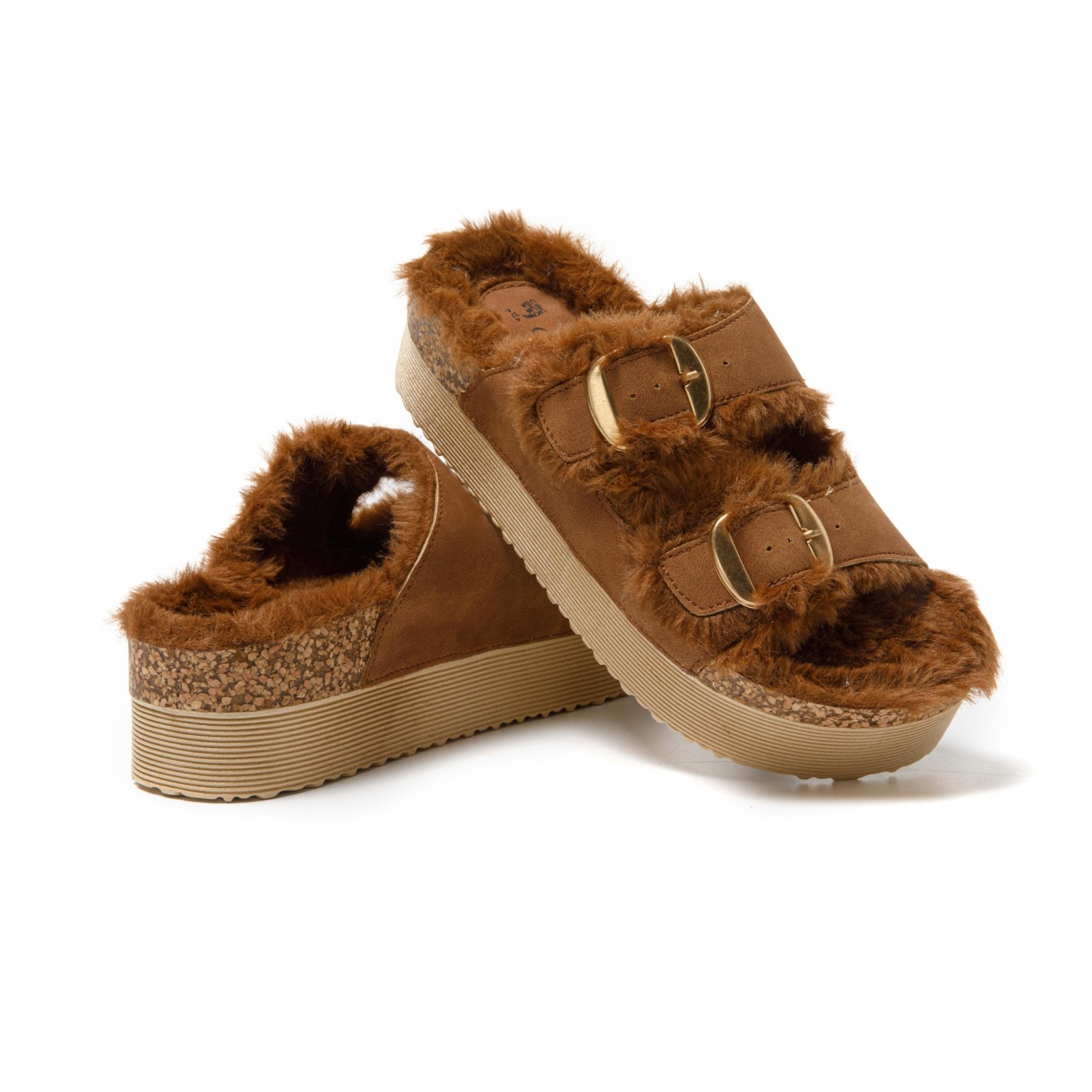 JOMIX Hausschuhe Damen Winter Clogs Gefüttert Warme Weiche Hausschuhe Pantoletten Bequeme Plüsch Memory Foam Rutschfeste Slippers