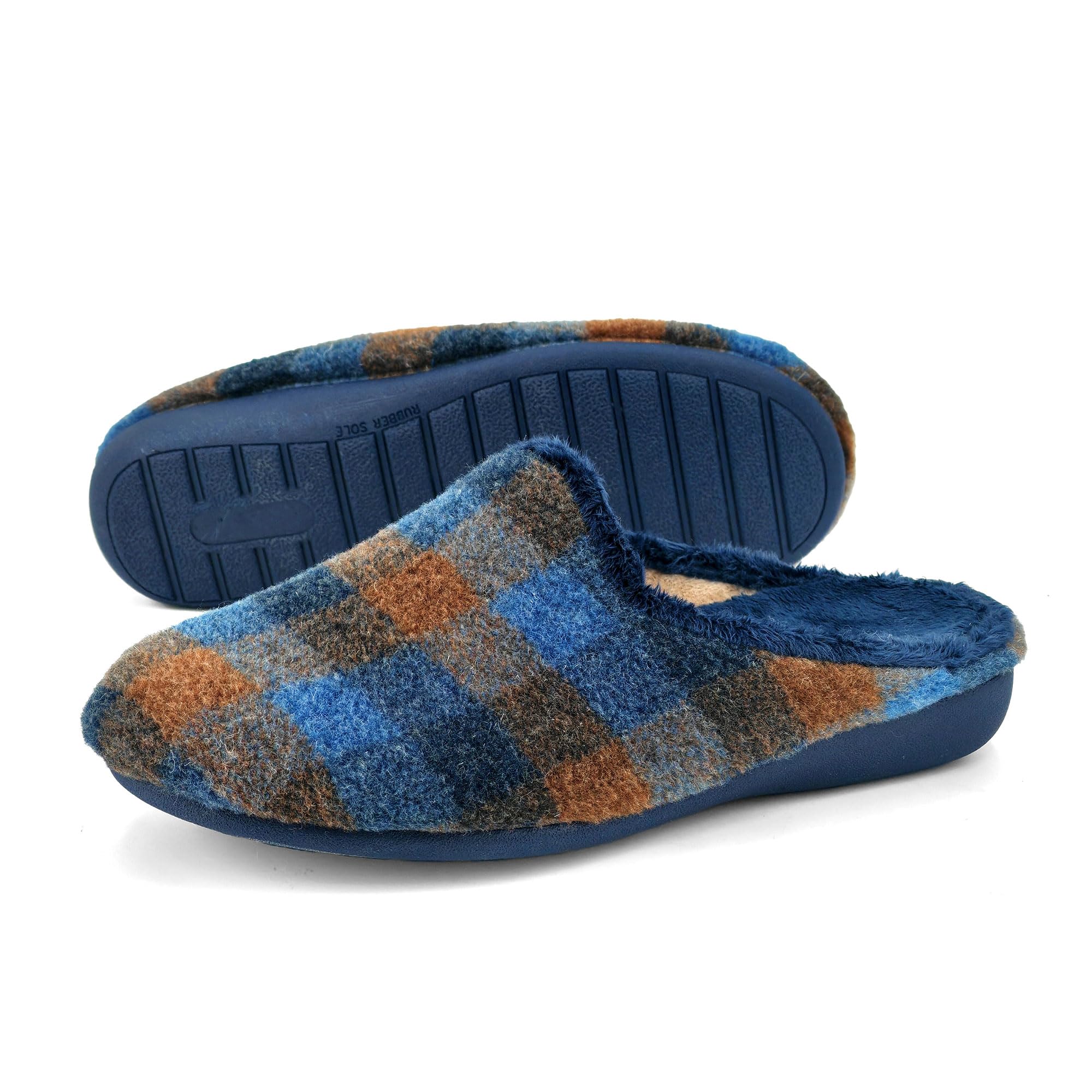 JOMIX Hausschuhe Herren Gefüttert Plüsch Clogs Winter Lammfell Pantoffeln Made in Spanien
