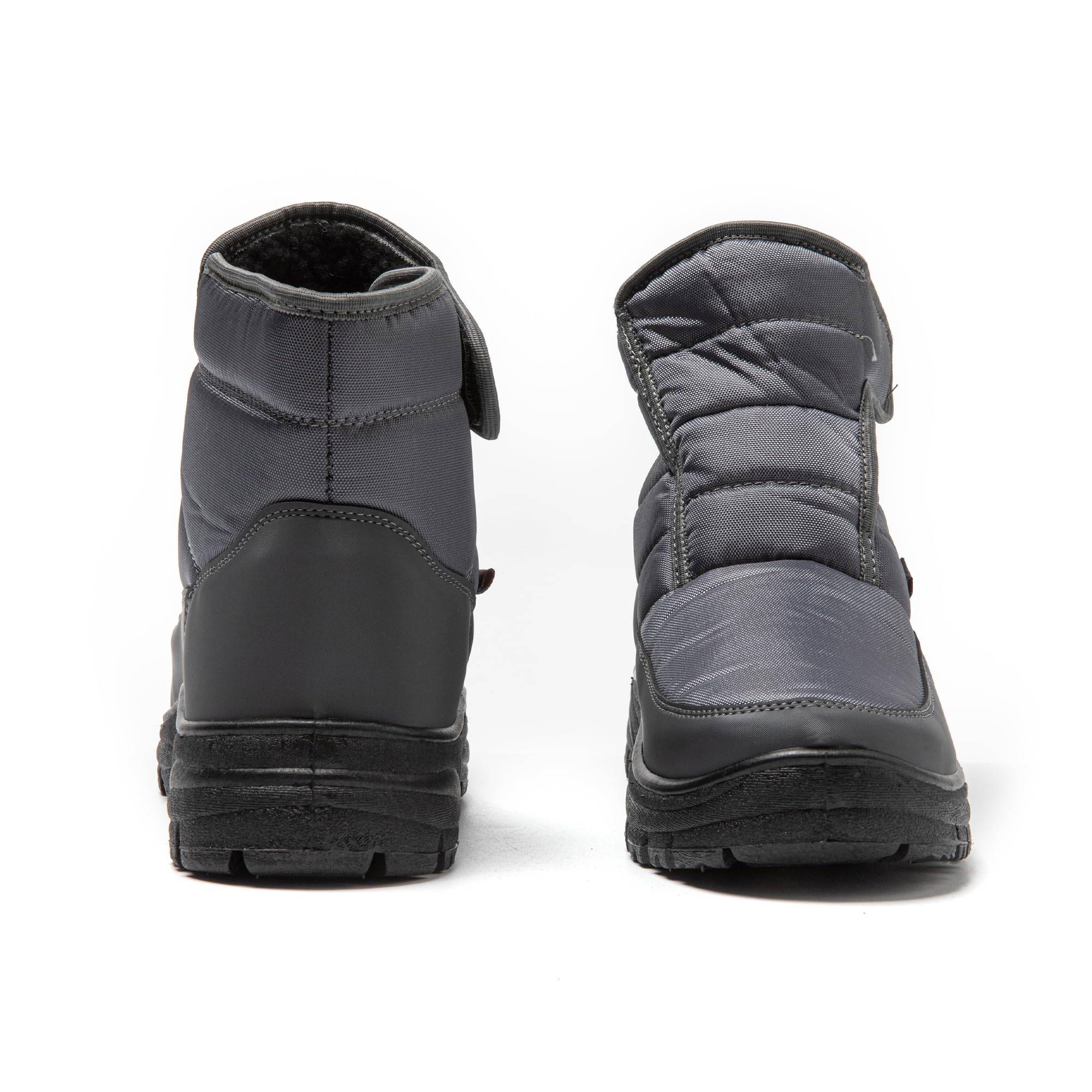 JOMIX Herren Schneestiefel Warme Pelzige Winterschuhe Wasserdichte Winterstiefel