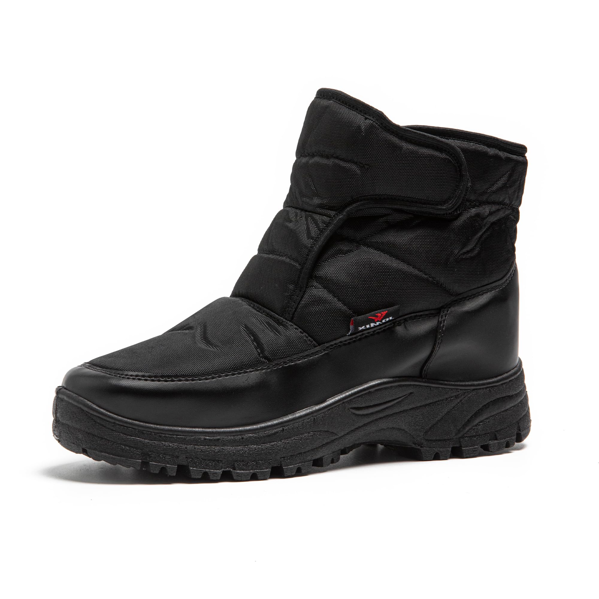 JOMIX Herren Schneestiefel Warme Pelzige Winterschuhe Wasserdichte Winterstiefel