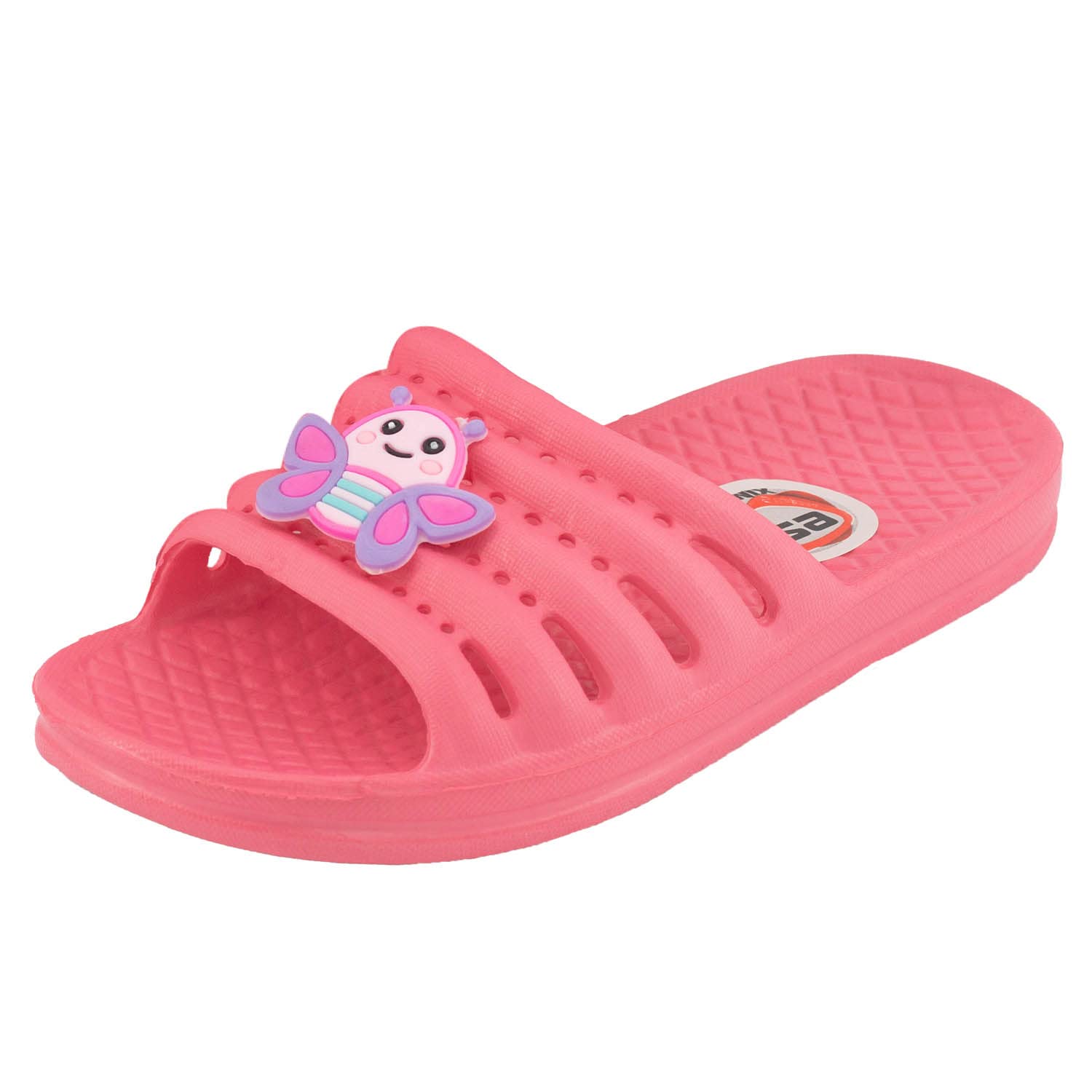 JOMIX Kinder Schlappen Jungen und Mädchen Sommer Bunte Dinosaurier Sandalen Weiche Badelatschen Badeschlappen Schwimmbad Meer Strand