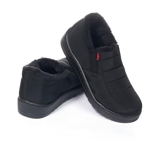 JOMIX Pantofole da Donna Invernali in Pelliccia Sintetica Chiuse e Pelose MD9697