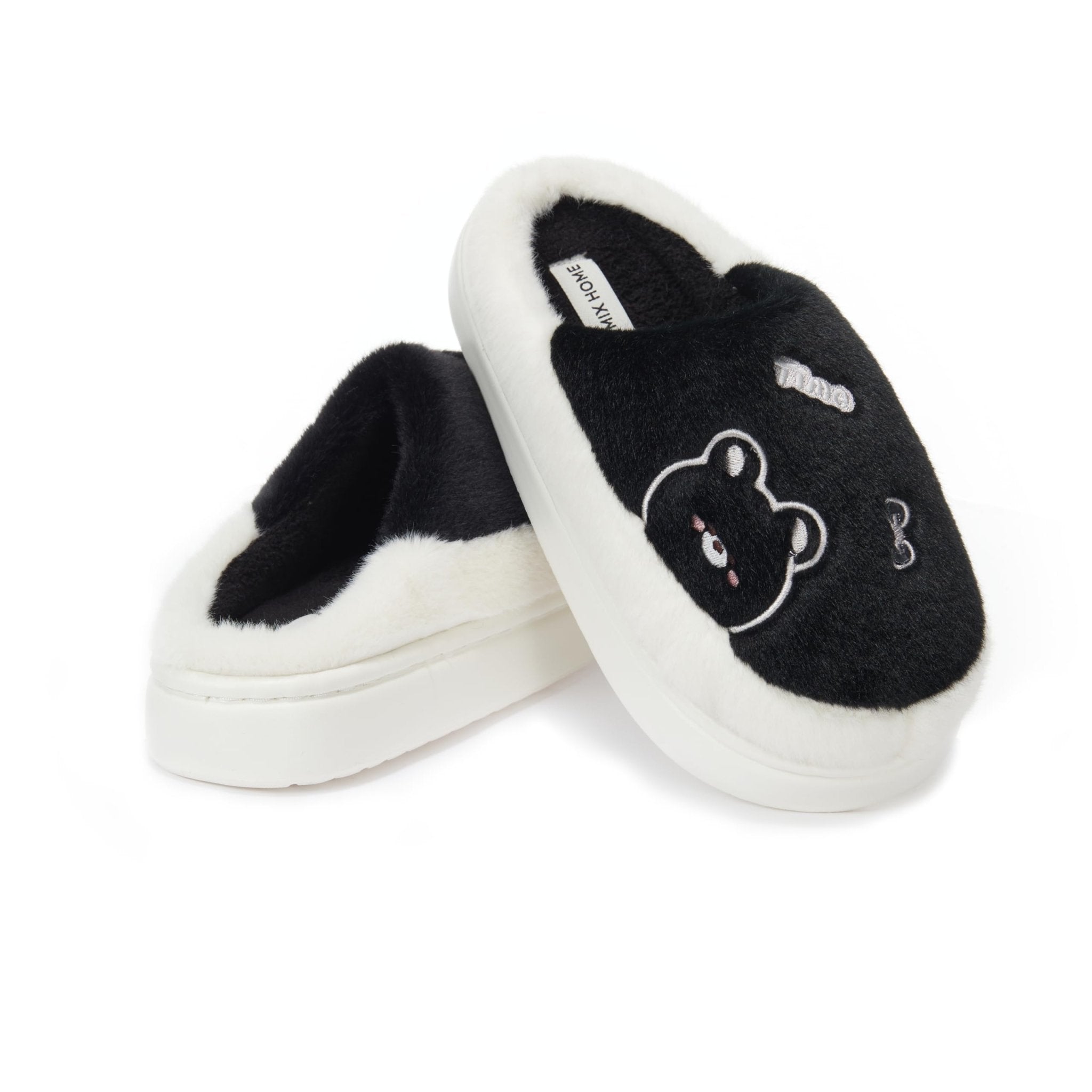 JOMIX Pantofole da Donna Invernali in Pelliccia Sintetica con Motivo Orsetto MD9630