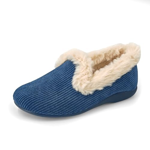 JOMIX Pantofole Donna Invernali Chiuse Ciabatte Ballerine Calde da Casa