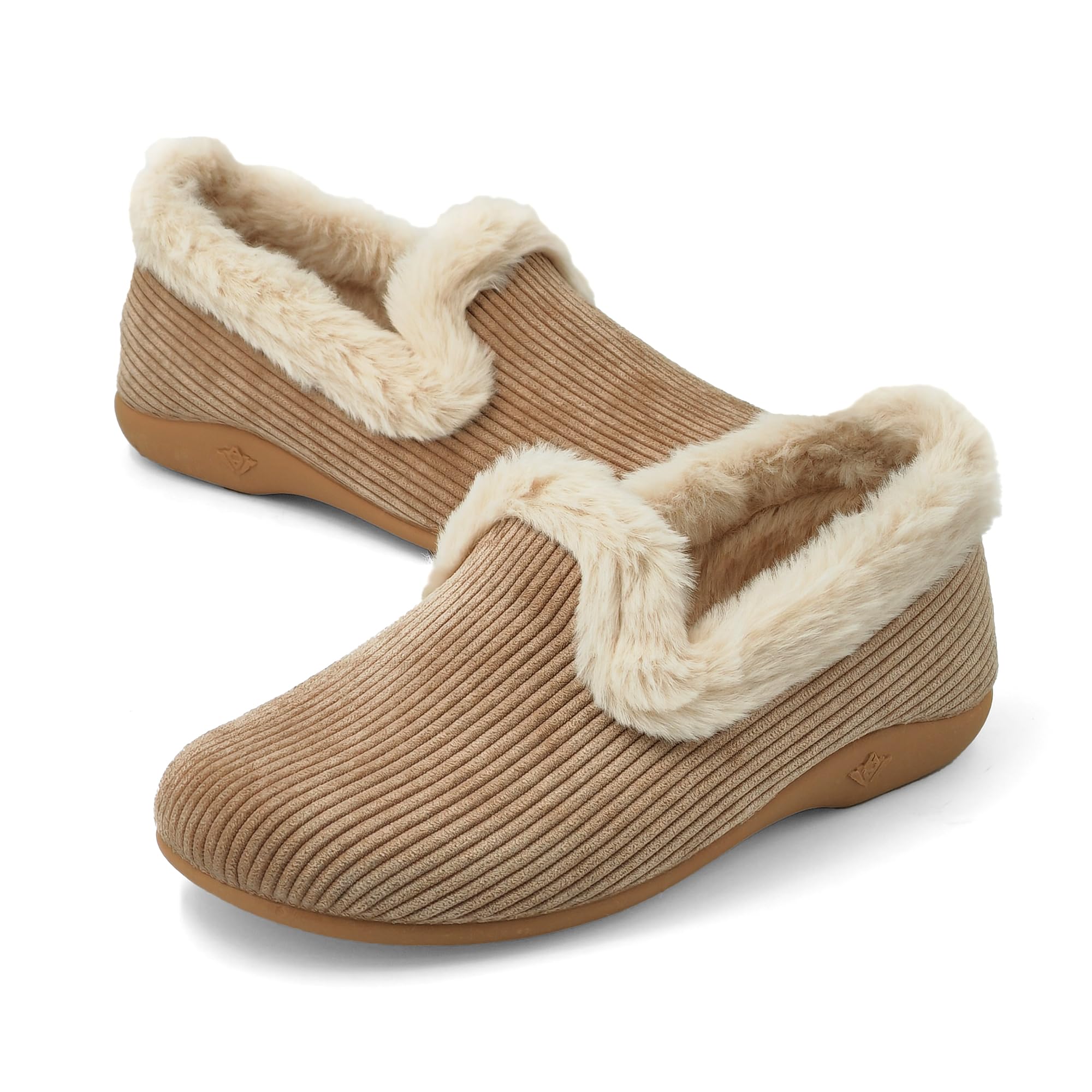 JOMIX Pantofole Donna Invernali Chiuse Ciabatte Ballerine Calde da Casa