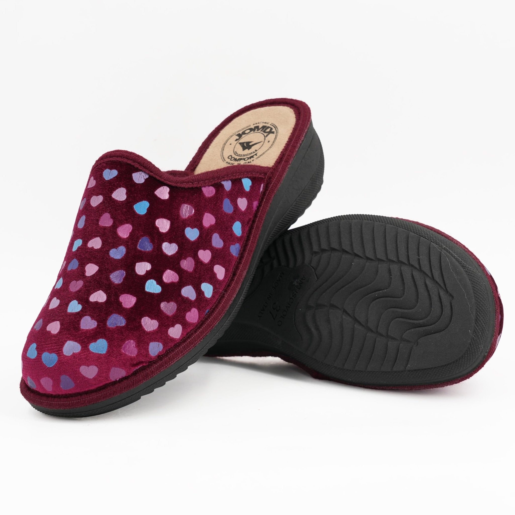 JOMIX Pantofole Donna Invernali Ciabatte Anatomiche Made in Italy