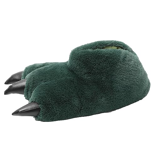 JOMIX Pantofole Donna Invernali Ciabatte Divertente Caldo da Casa Peuche Dinosauro Drago Zampe Pelose Comode Simpatiche