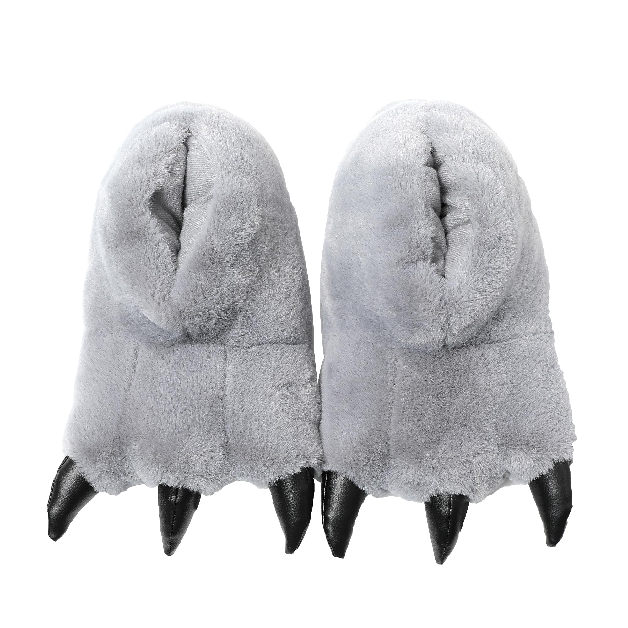 JOMIX Pantofole Donna Invernali Ciabatte Divertente Caldo da Casa Peuche Dinosauro Drago Zampe Pelose Comode Simpatiche